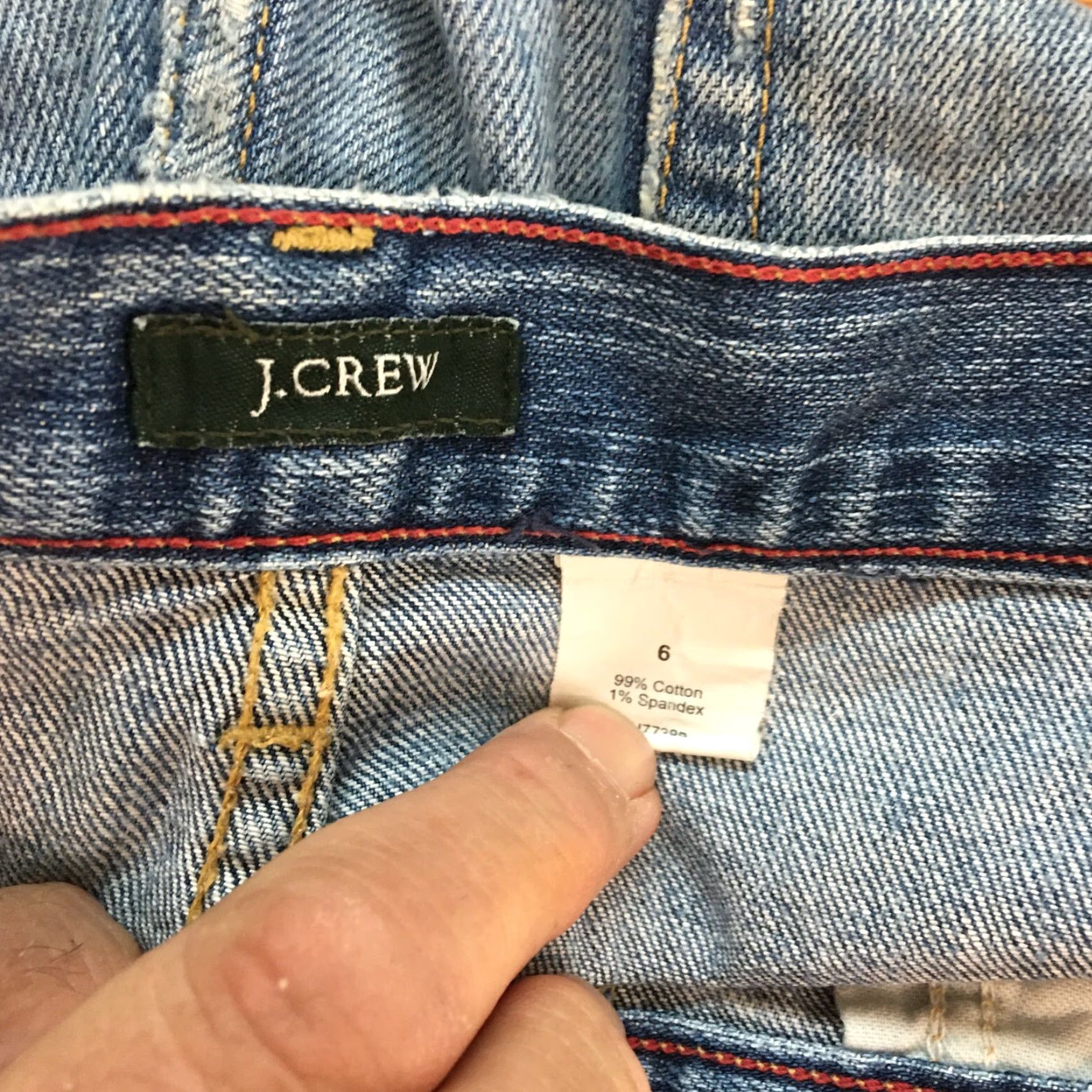 J.Crew J.CREW Jeans Distressed Blue Denim Womens Size 6 Straight Leg 32X30 Size 28" / US 6 / IT 42 - 7 Thumbnail