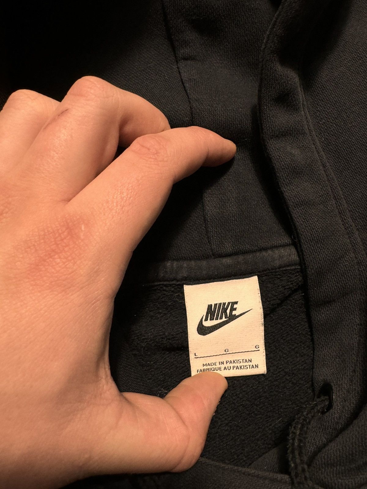 Nike × Vintage NIKE VINTAGE CENTER LOGO OVERSIZE BOXY HOODIE Size US L / EU 52-54 / 3 - 4 Thumbnail