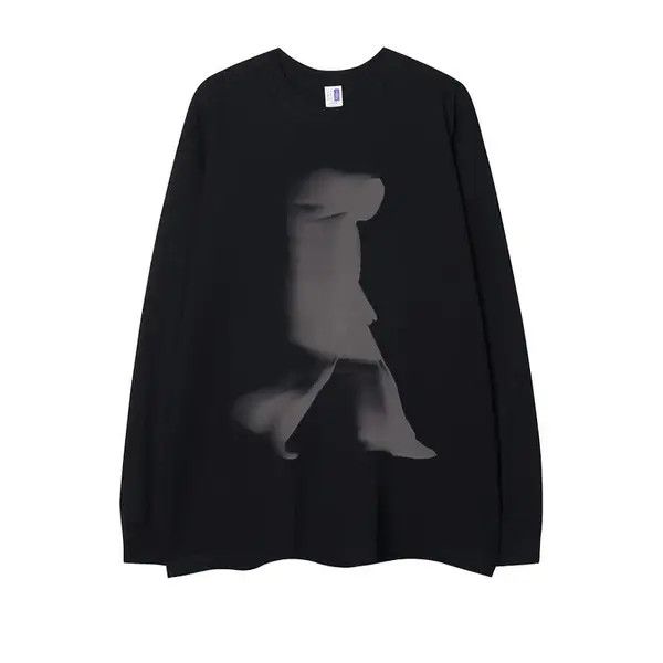 Vintage Kimura x Kouda Loose silhouette walking print long sleeve Size US M / EU 48-50 / 2 - 6 Thumbnail