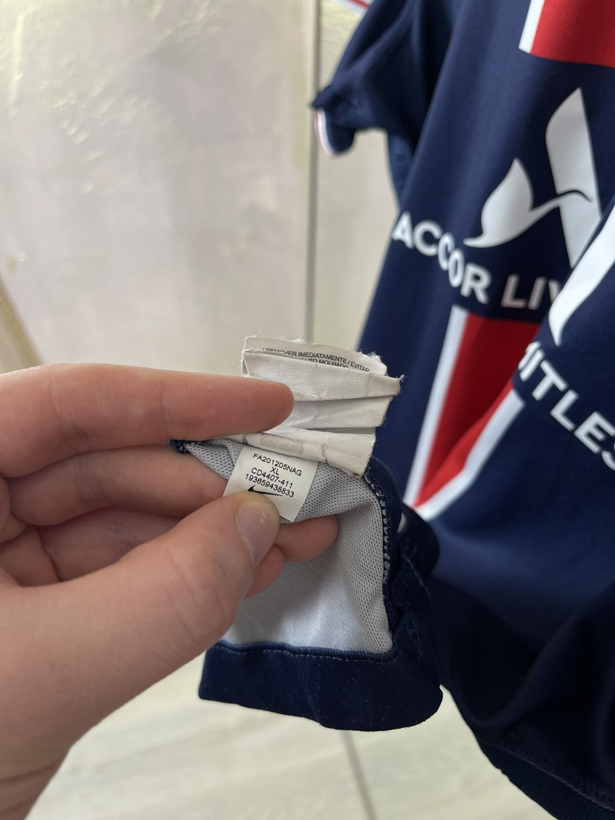 Nike Nike PSG 20/21 50th Anniversary Home Hechter Jersey Size US XL / EU 56 / 4 - 10 Thumbnail