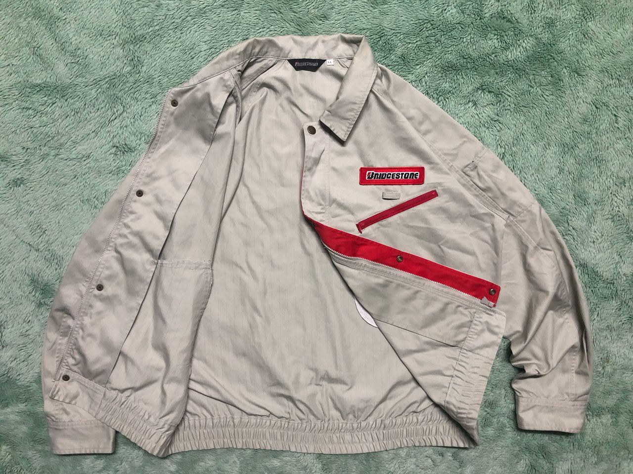 Vintage VINTAGE BRIDGESTONE WORKERS JACKET Size US L / EU 52-54 / 3 - 3 Thumbnail