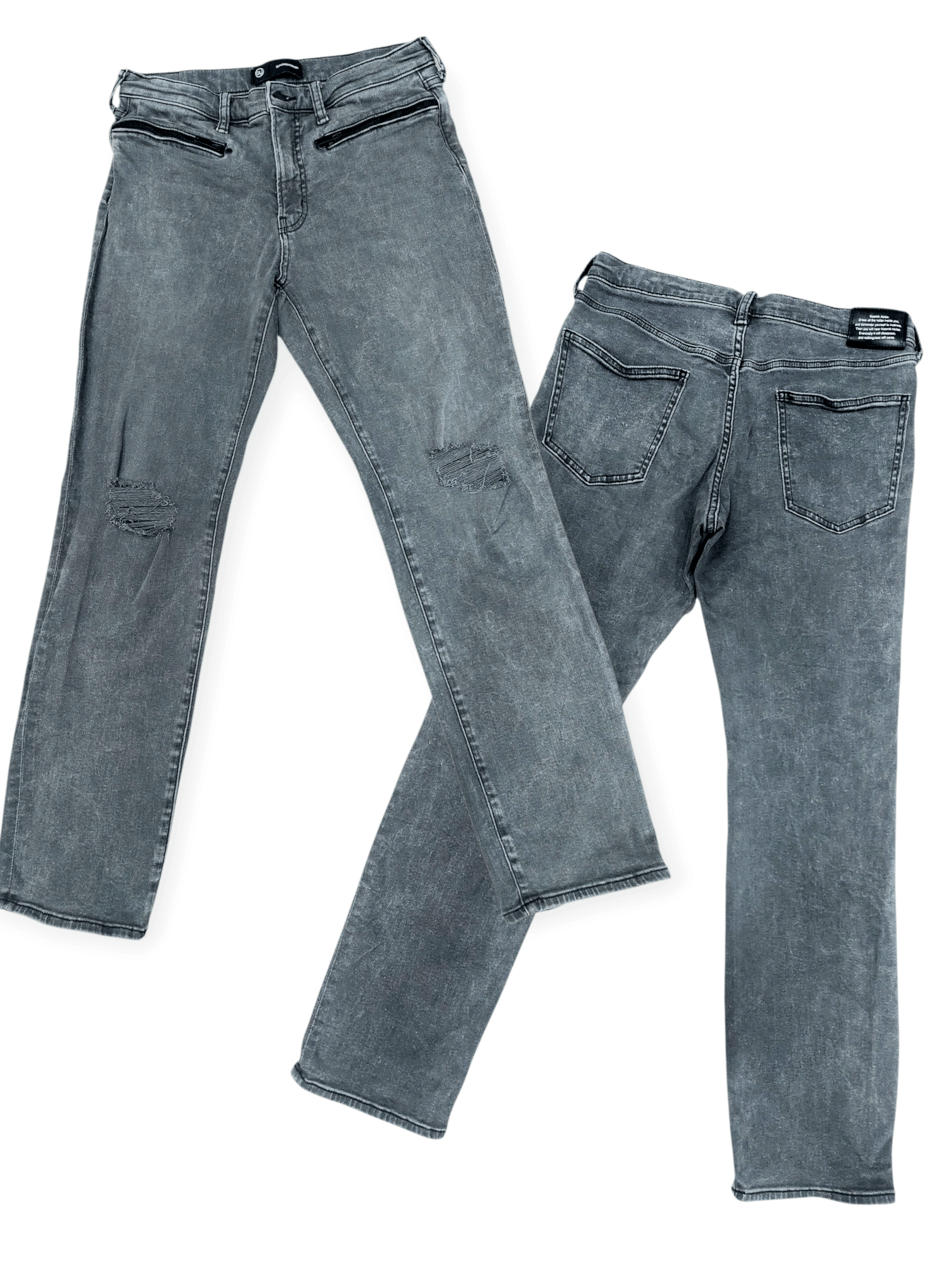 Undercover GU x Undercover Kosmik Noise Smoke Phantom Zip-Pocket Denim Size US 30 / EU 46 - 1 Thumbnail