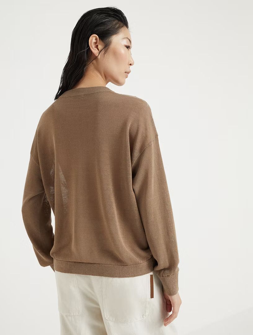Brunello Cucinelli o1la1rc1a0425 Sweater in Hazelnut Size S / US 4 / IT 40 - 5 Thumbnail