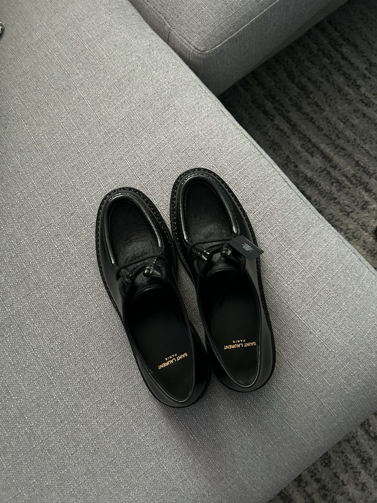 Saint Laurent Paris Saint Laurent Ponyhair lth Derbys blk 41 Size US 8 / EU 41 - 2 Thumbnail