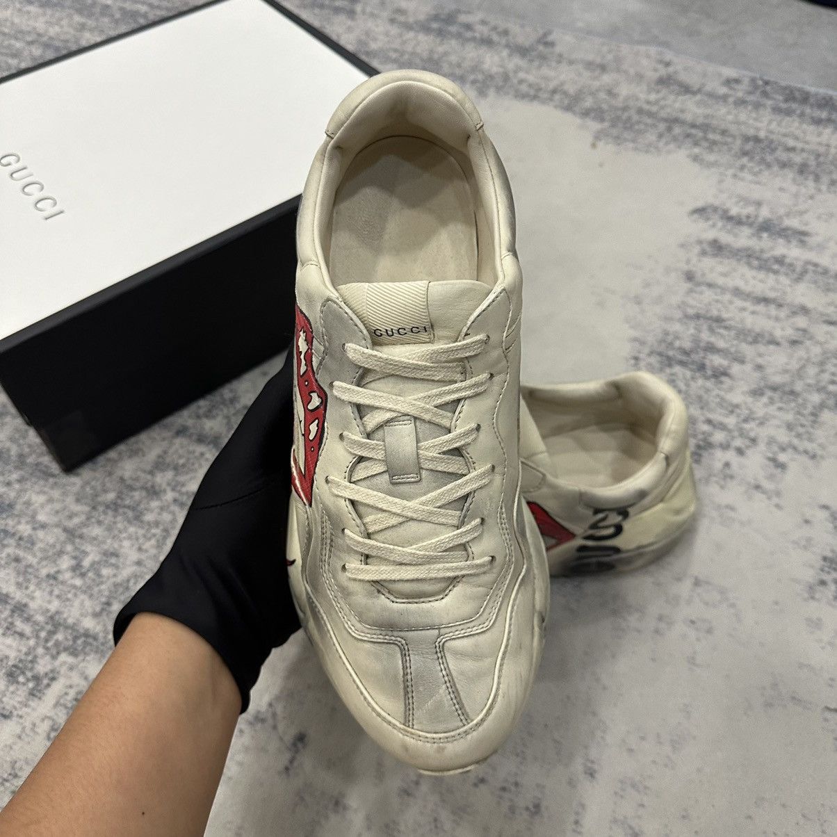 Gucci Gucci Rhyton With Mouth Print Size US 9 / EU 42 - 8 Thumbnail