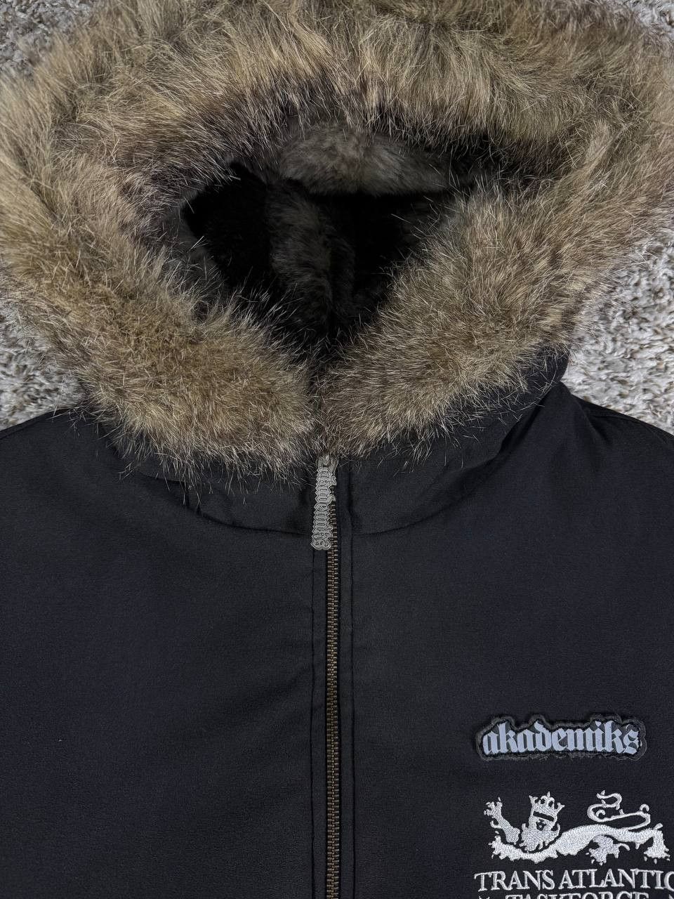 Akademiks Rare Y2K Akademiks Reversible Fur Hooded Jacket Hip Hop Size US XL / EU 56 / 4 - 4 Thumbnail