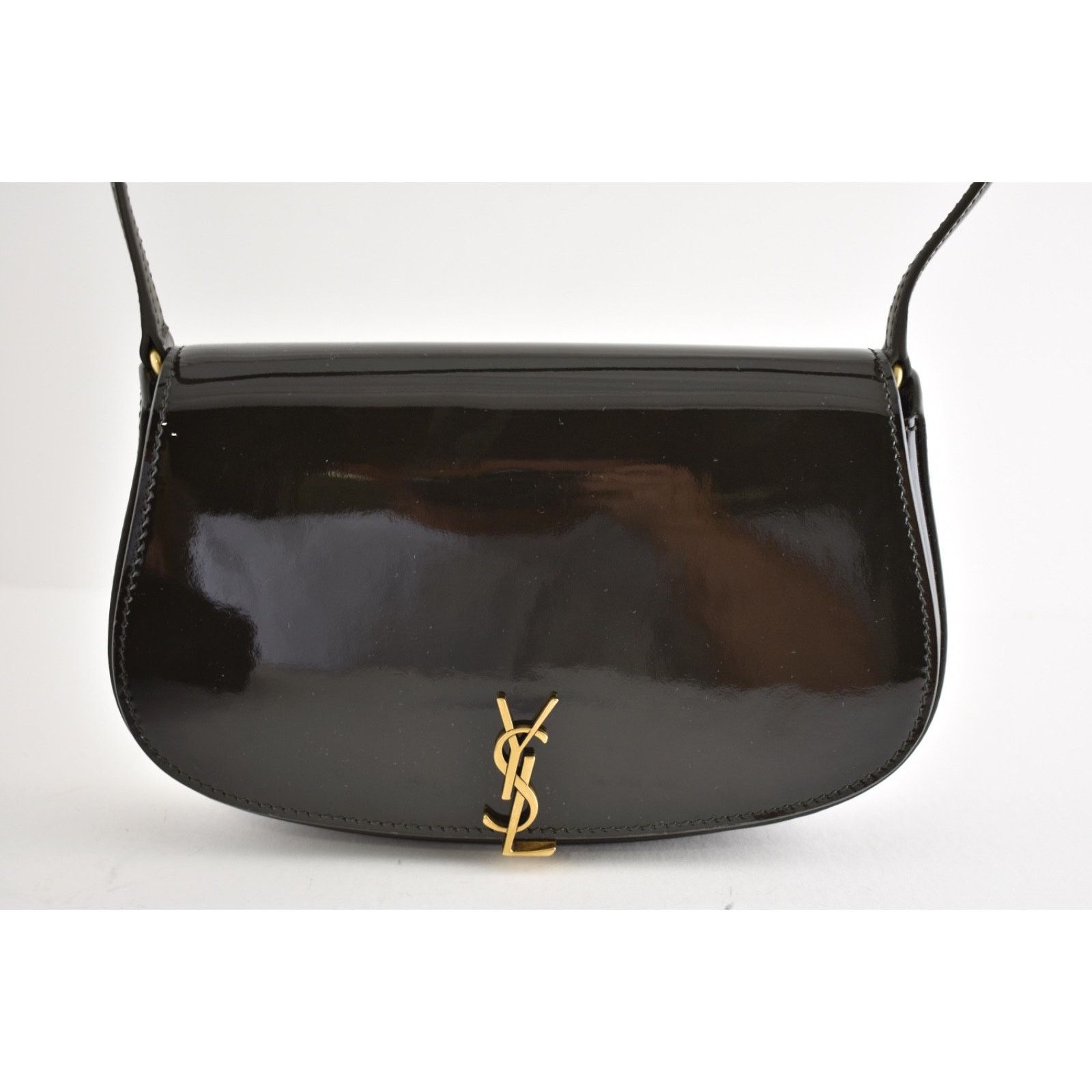 Yves Saint Laurent Saint Laurent Mini Voltaire Demi Lune YSL Shoulder Bag Green Size ONE SIZE - 6 Thumbnail
