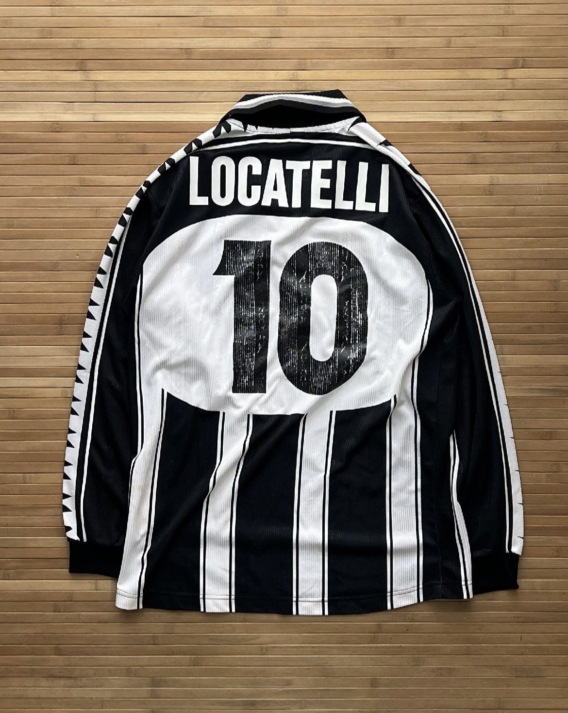 Diadora Matchworn Locatelli 2000-01 Udiense Long Sleeve Jersey Size US XL / EU 56 / 4 - 1 Thumbnail