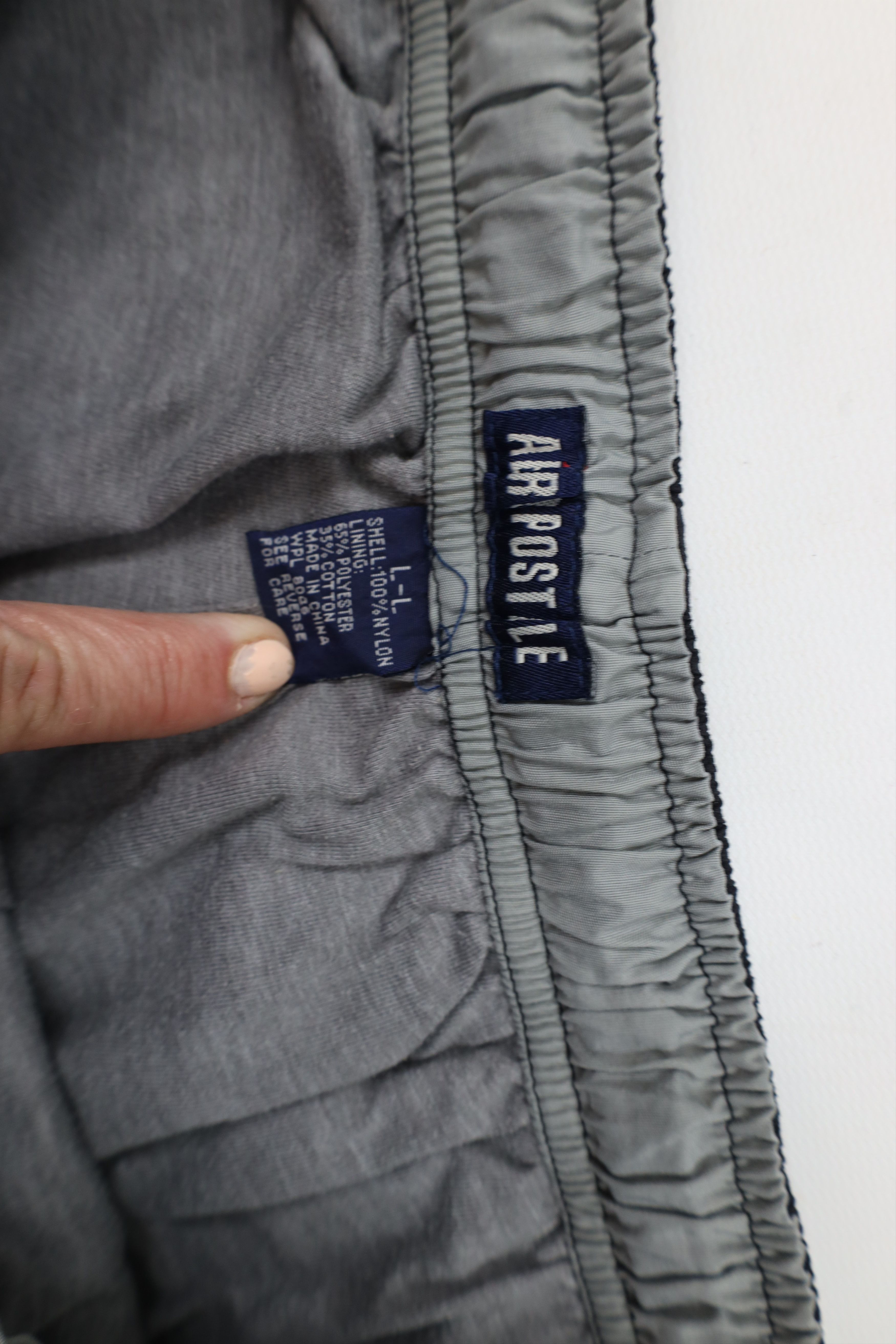 Aeropostale Vintage 90s Y2K Aeropostale Lined Wide Leg Windbreaker Pants Size US 36 / EU 52 - 9 Thumbnail