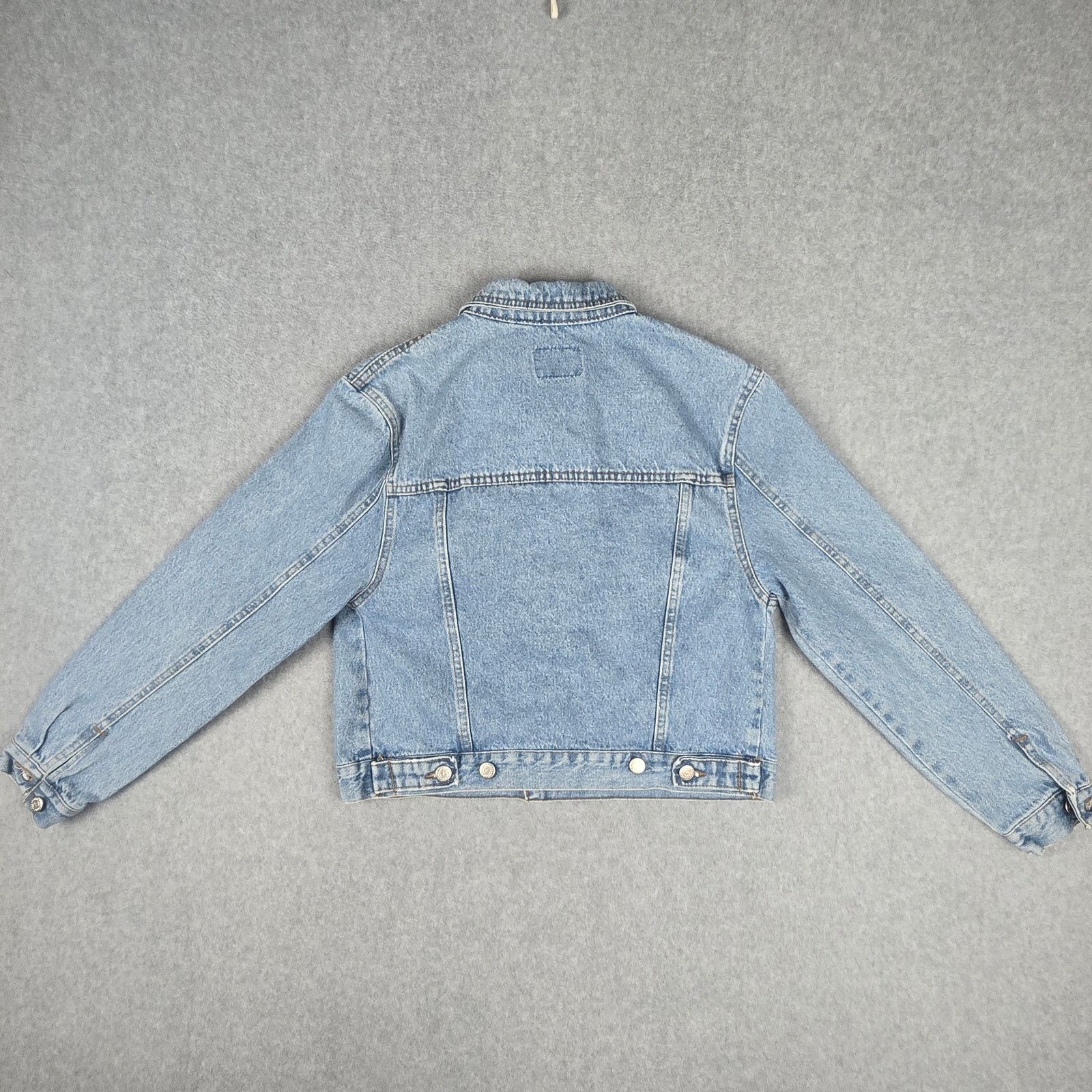 Willi Smith Willi Smith Medium Trucker Style Button Down Denim Jacket Size M / US 6-8 / IT 42-44 - 2 Thumbnail