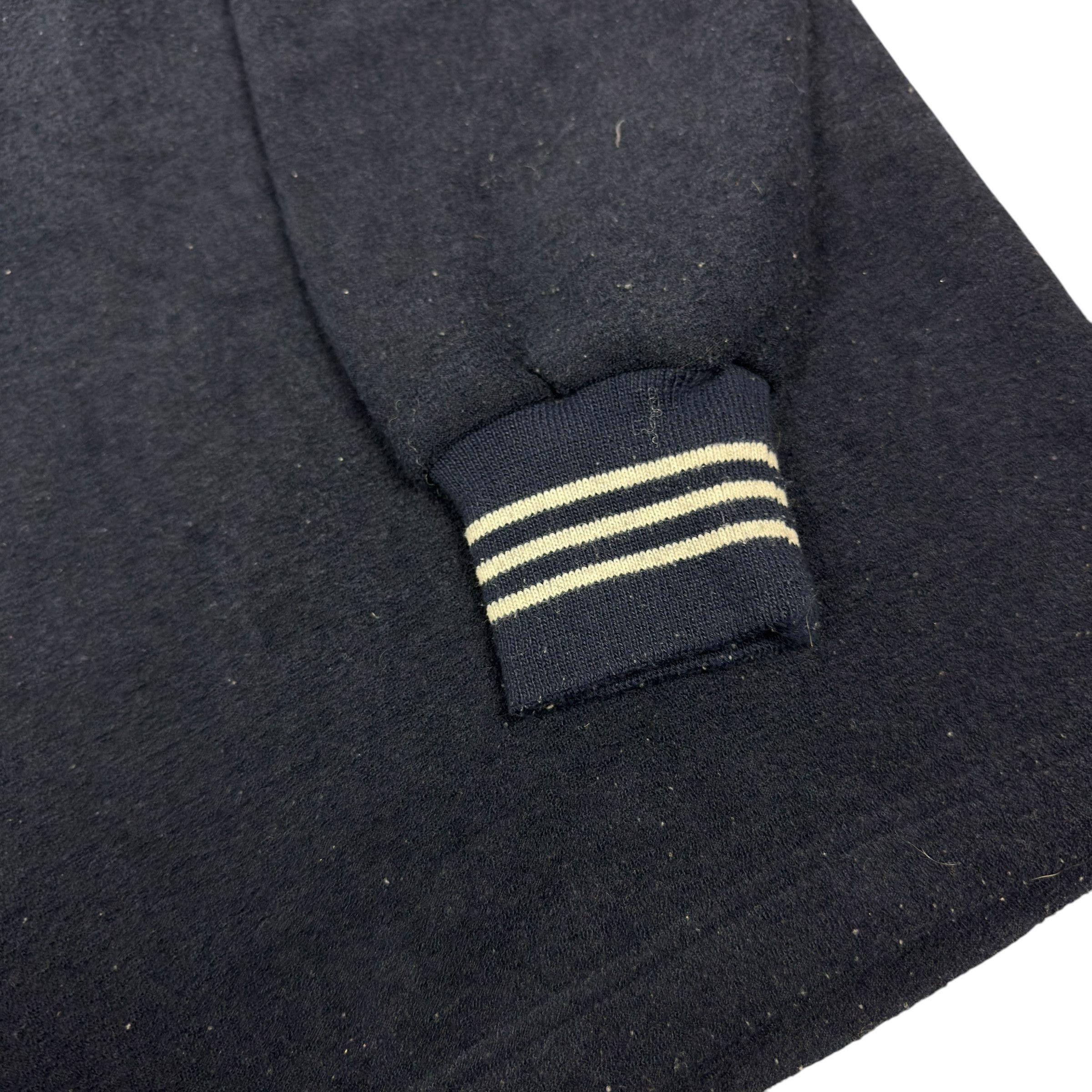 Adidas × Vintage Adidas Sports Men's Navy Cotton Quarter Zip Sweatshirt Large Size US L / EU 52-54 / 3 - 6 Thumbnail