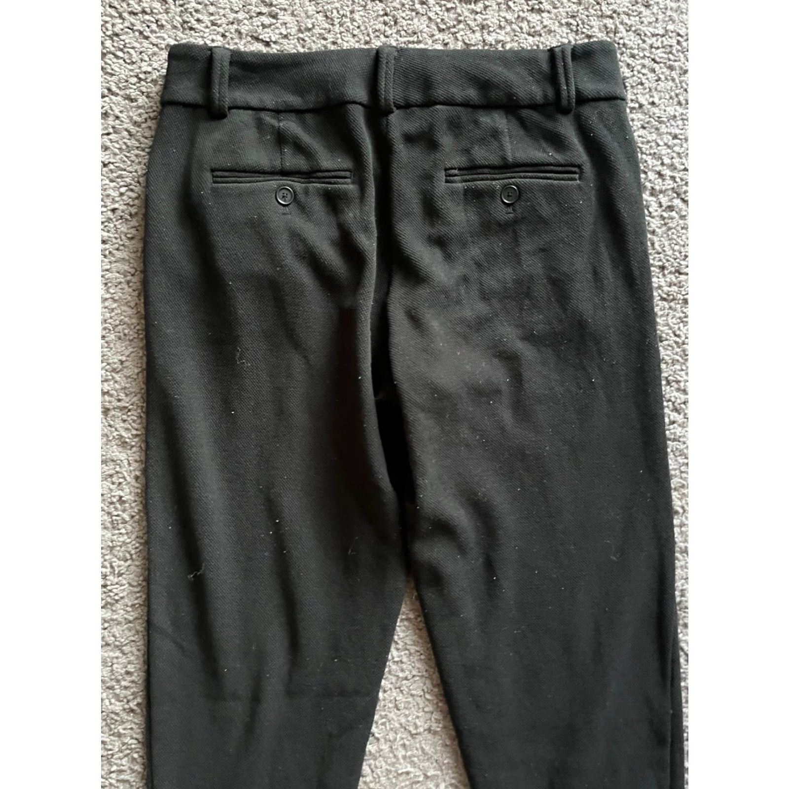 Ann Taylor VINTAGE Ann Taylor Loft High Waist Womens 6 Black Skinny Ankle Pants Stretch Adult Regular 6 Black Skinny Ankle Pants City Modern Classic 90s Mens? Size 28" / US 6 / IT 42 - 4 Thumbnail