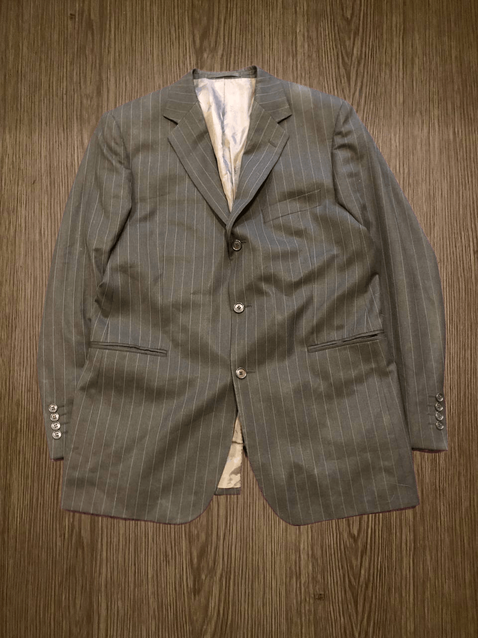 Yves Saint Laurent Vtg Yves Saint Laurent Woolmark Jacket Size US L / EU 52-54 / 3 - 1 Thumbnail