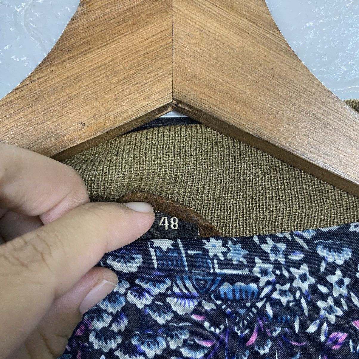 Japanese Brand 📌Vintage Genuine Leather Bomber Jacket Unbrand Issey Miyake Size US M / EU 48-50 / 2 - 20 Thumbnail