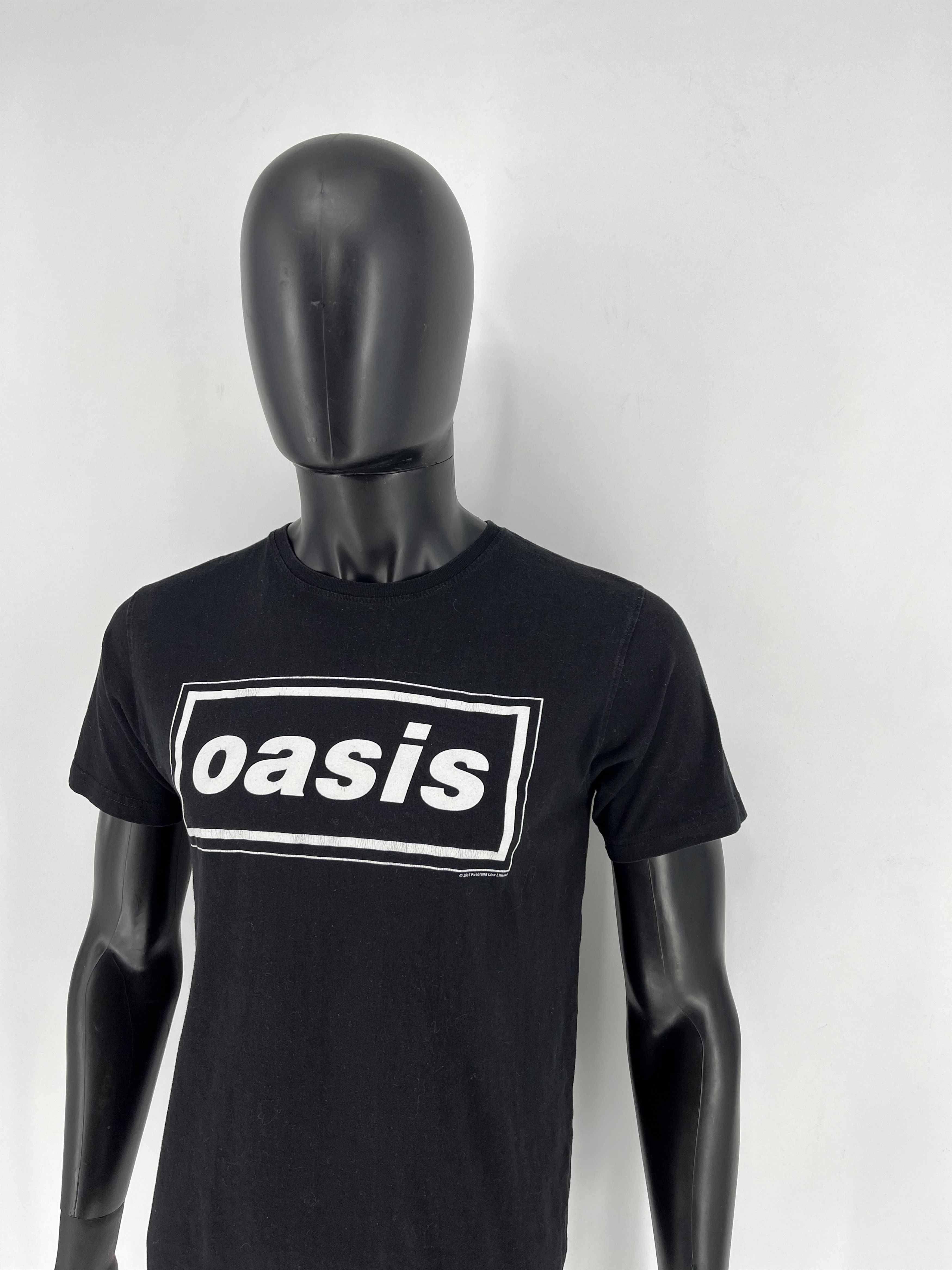 Band Tees × Vintage Vintage Oasis Y2K Box Logo Sky White T Shirt Size US S / EU 44-46 / 1 - 4 Thumbnail