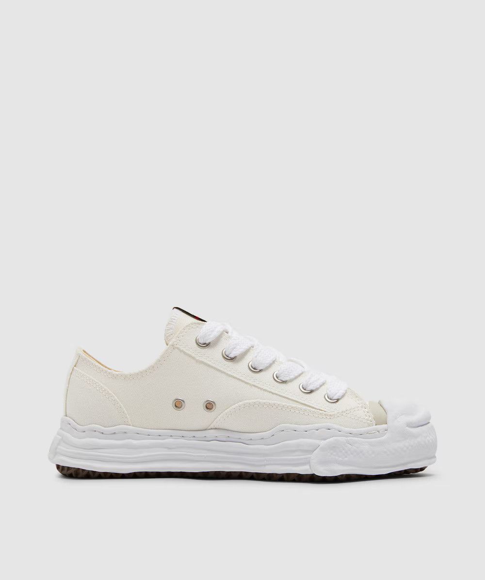 Maison MIHARA YASUHIRO o1mle0426 Hang OG Sole Brushed Leather Low Top Sneakers Size US 12 / EU 45 - 3 Thumbnail
