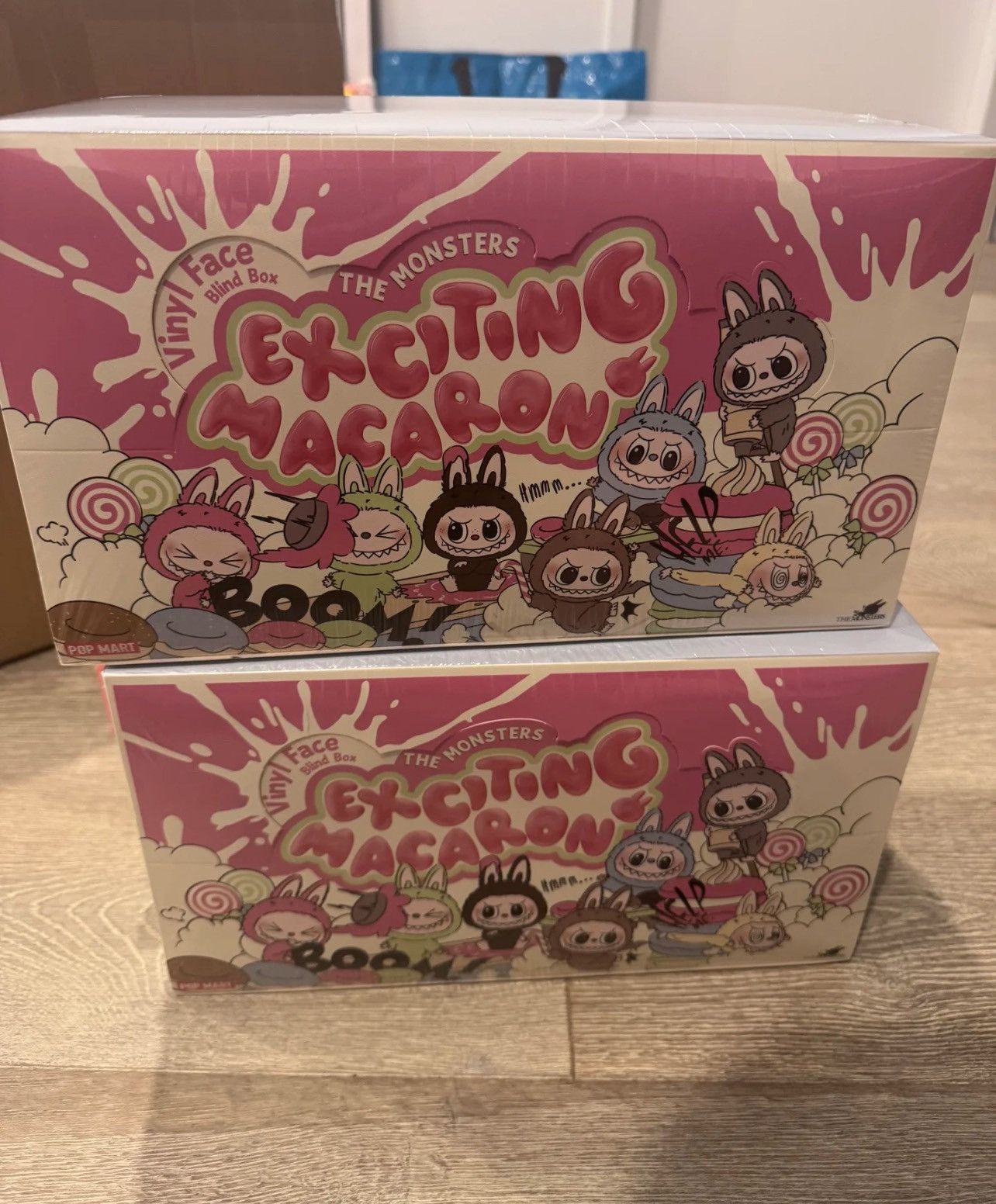 POP MART (USA) AUTHENTIC Labubu Exciting Macaron (Single) Blind Box Size ONE SIZE - 4 Thumbnail