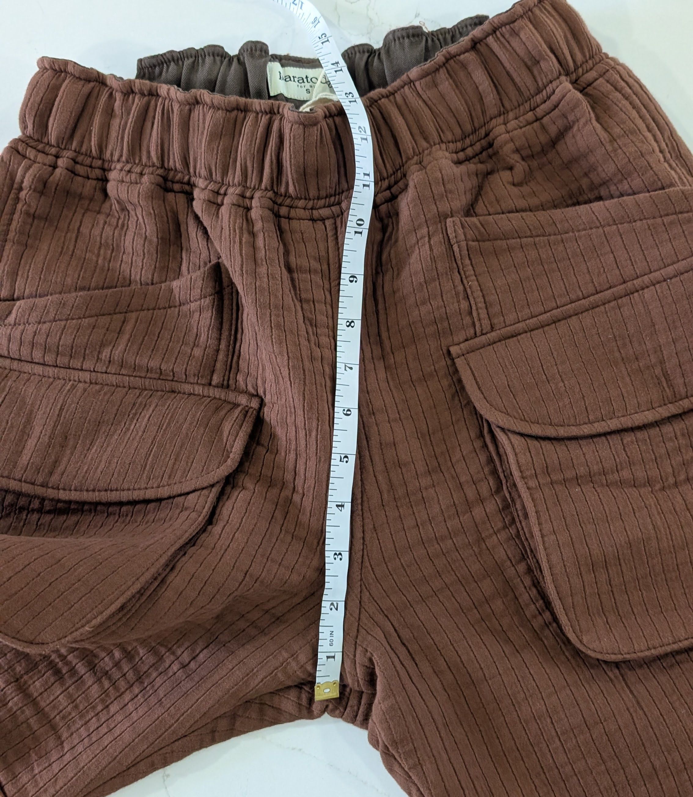Paratodo Paratodo Tundra Trousers S Brown Quilted Cotton Cargo Size US 30 / EU 46 - 8 Thumbnail
