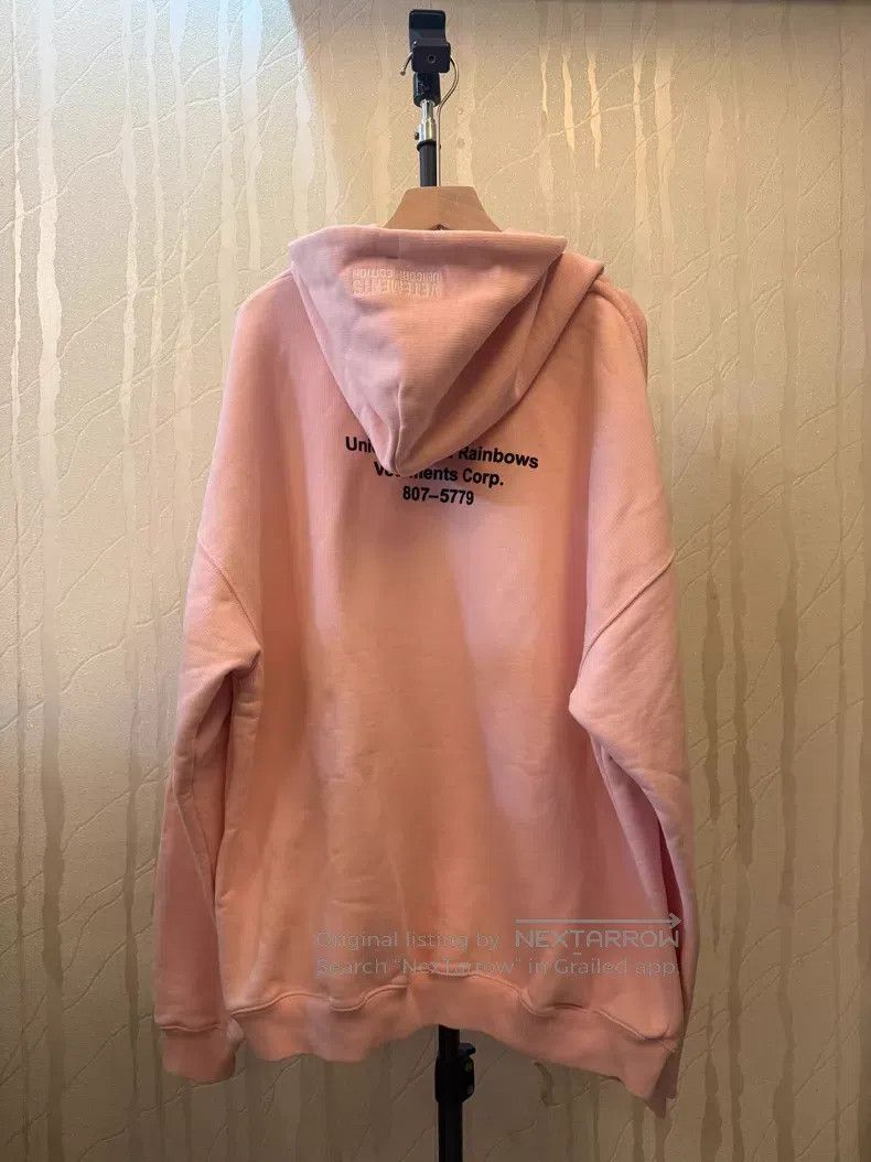 Vetements Vetements Pink Unicorn Sweatshirt Size XS Size US XS / EU 42 / 0 - 2 Thumbnail