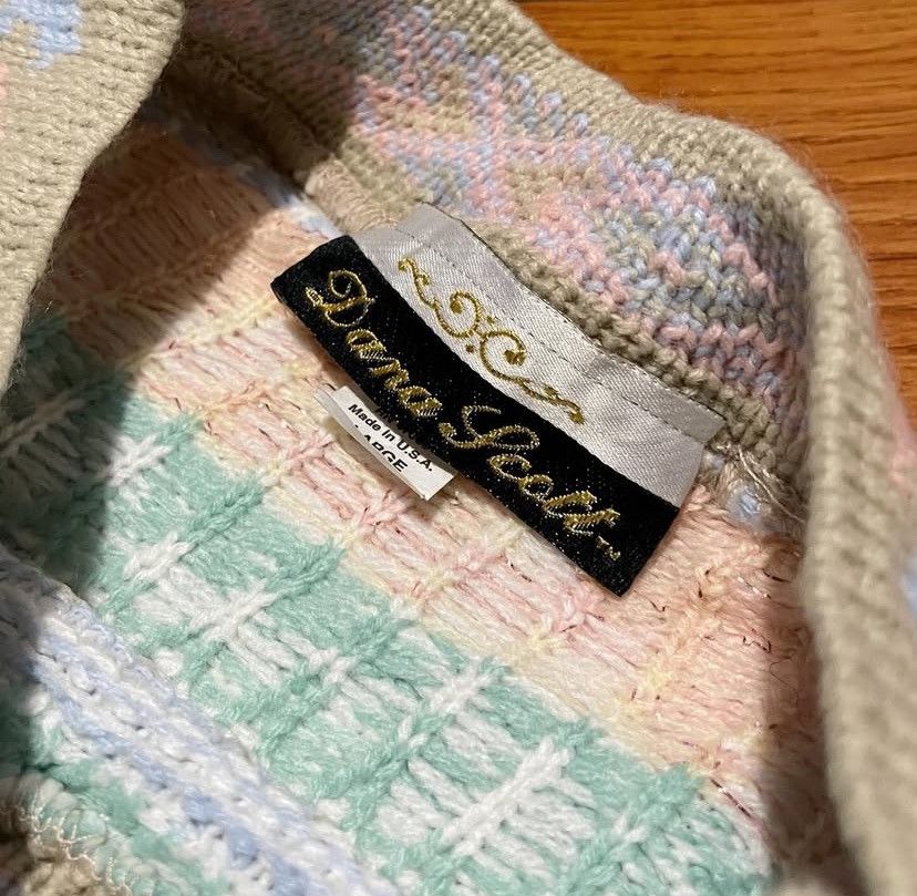 Aran Isles Knitwear Vintage 1990s Dana Scott Cottage Core Sweater Size US L / EU 52-54 / 3 - 4 Thumbnail