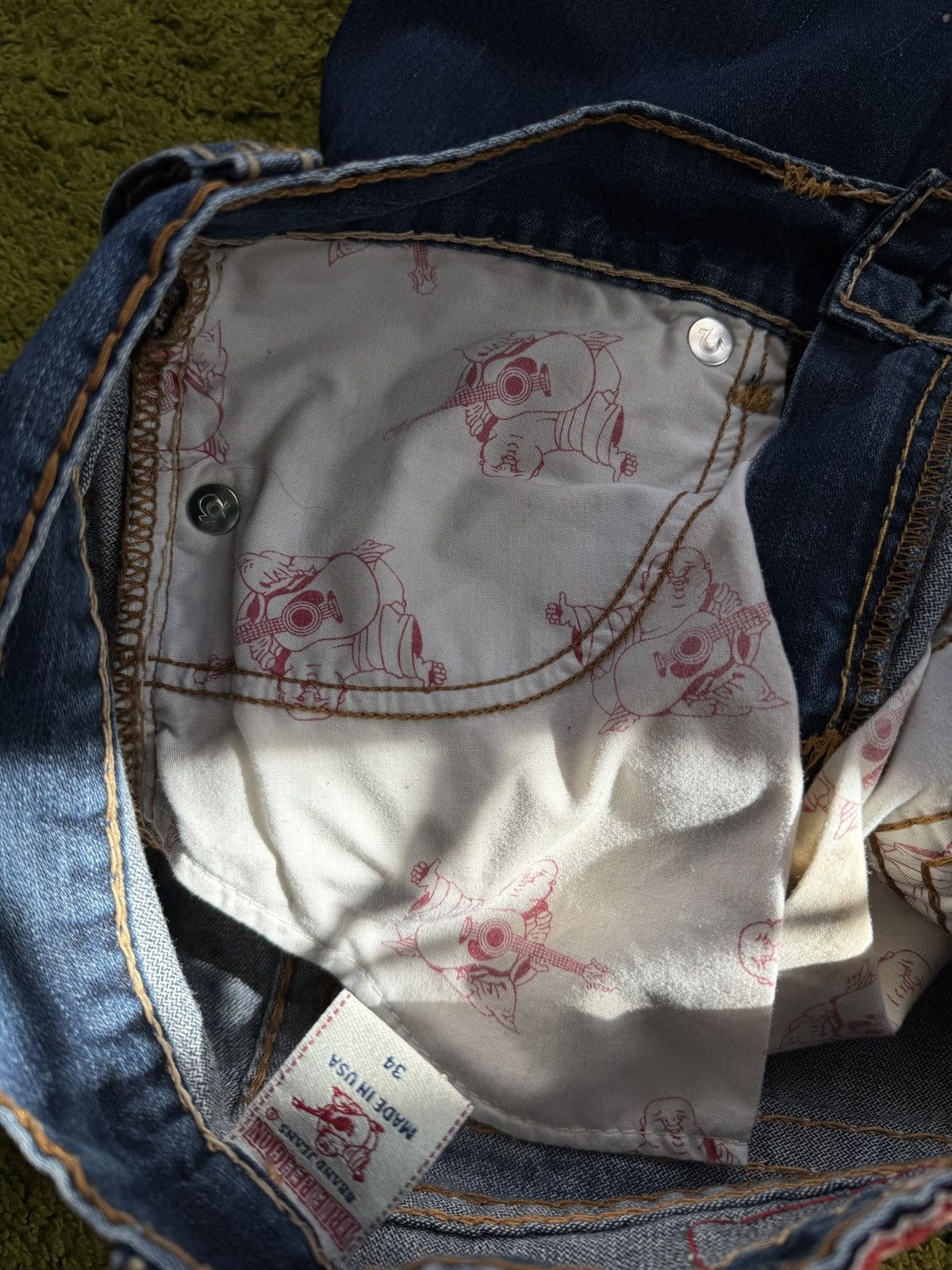 True Religion 🇺🇸 True Religion Y2K style made in USA wide leg jeans denim Size US 34 / EU 50 - 10 Thumbnail