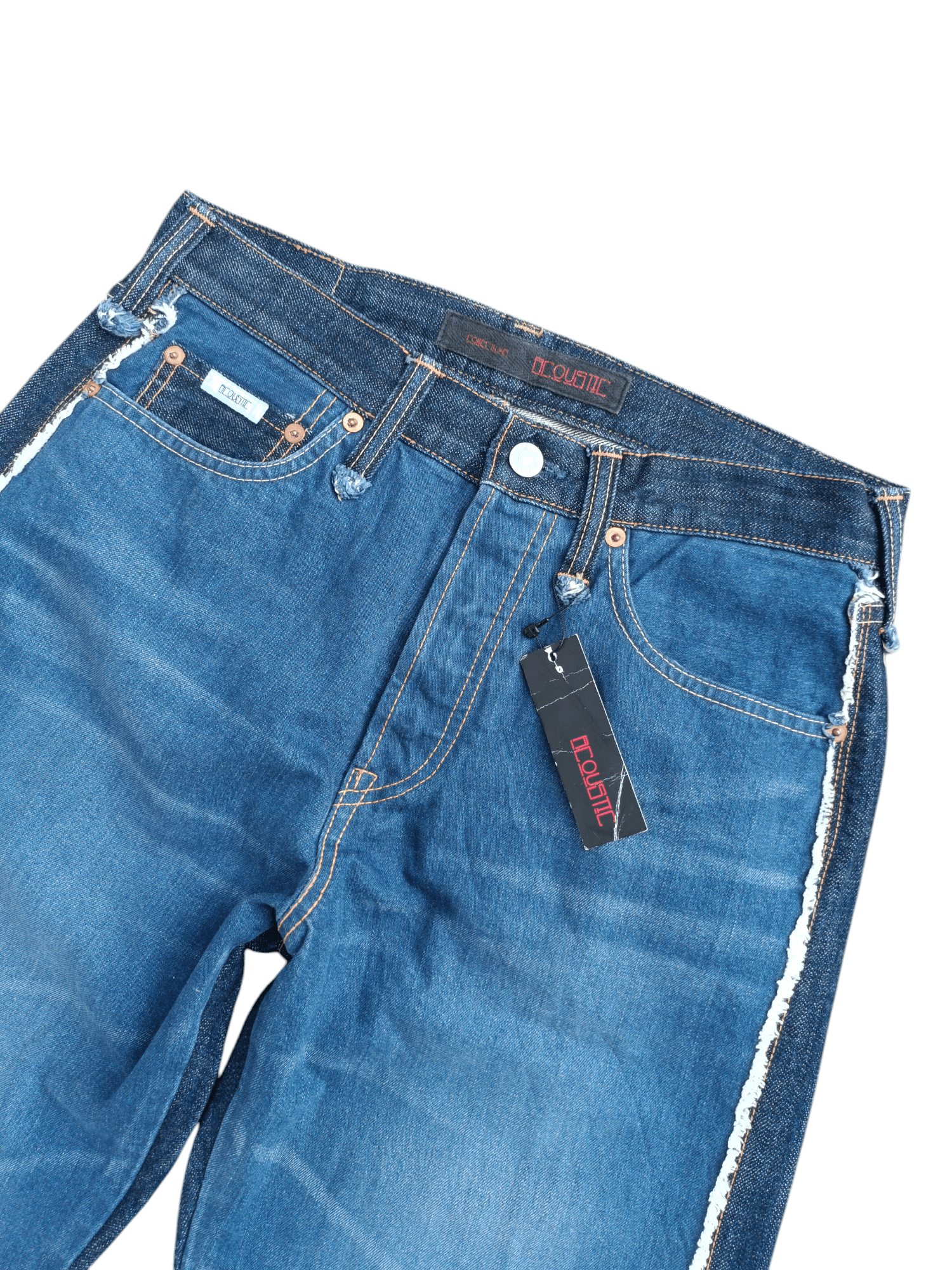 Japanese Brand × Tornado Mart Acoustic Japanese Brand Rare Stripe Design Denim E198 Size US 30 / EU 46 - 9 Thumbnail