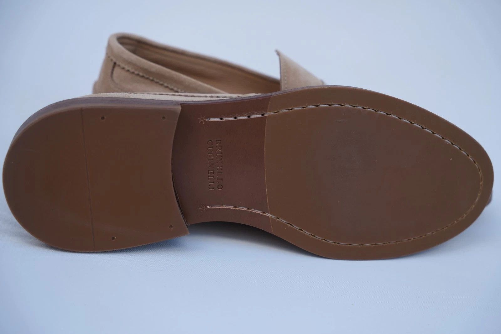 Brunello Cucinelli New Brunello Cucinelli Penny Loafer Beige UK 7 US 8 EU 41 Size US 8 / EU 41 - 6 Thumbnail