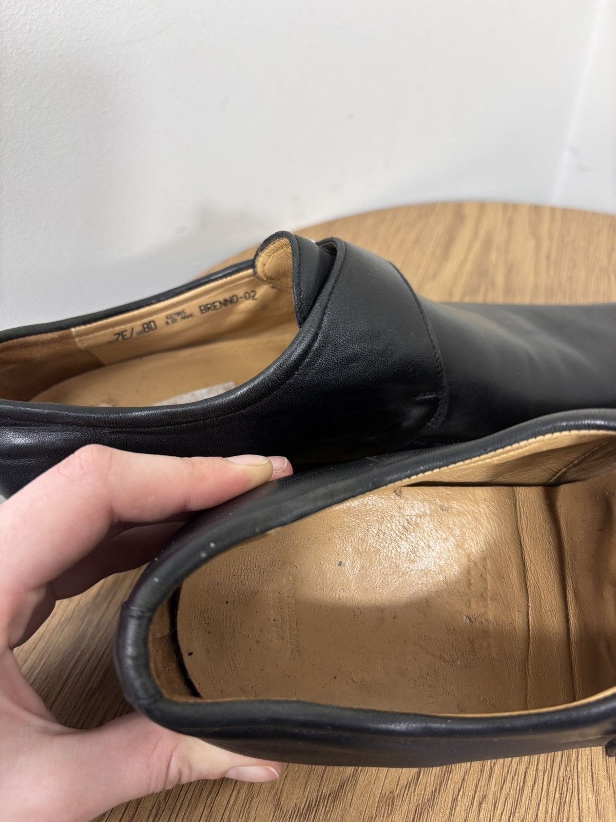 Bally Bally Brenno Men’s Monk Strap Black Leather Dress Shoes Size US 8 / EU 41 - 18 Thumbnail