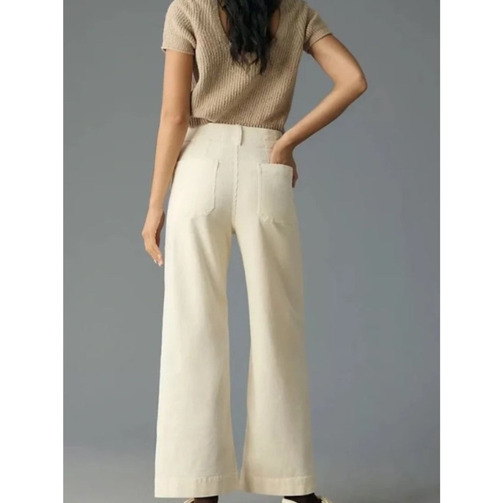Anthropologie Anthropologie $138 Maeve Colette Wide-Leg Cord Pants 25” Size 25" / US 0 / IT 36 - 11 Thumbnail