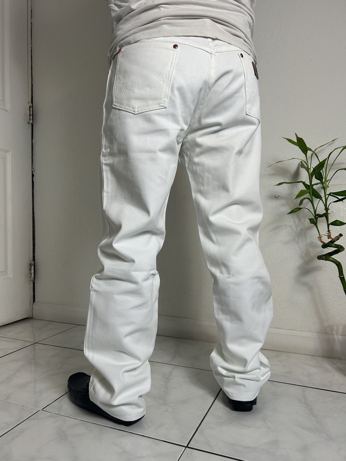 Wrangler White Wrangler Cowboy Cut Original Fit Jeans Size US 36 / EU 52 - 3 Thumbnail