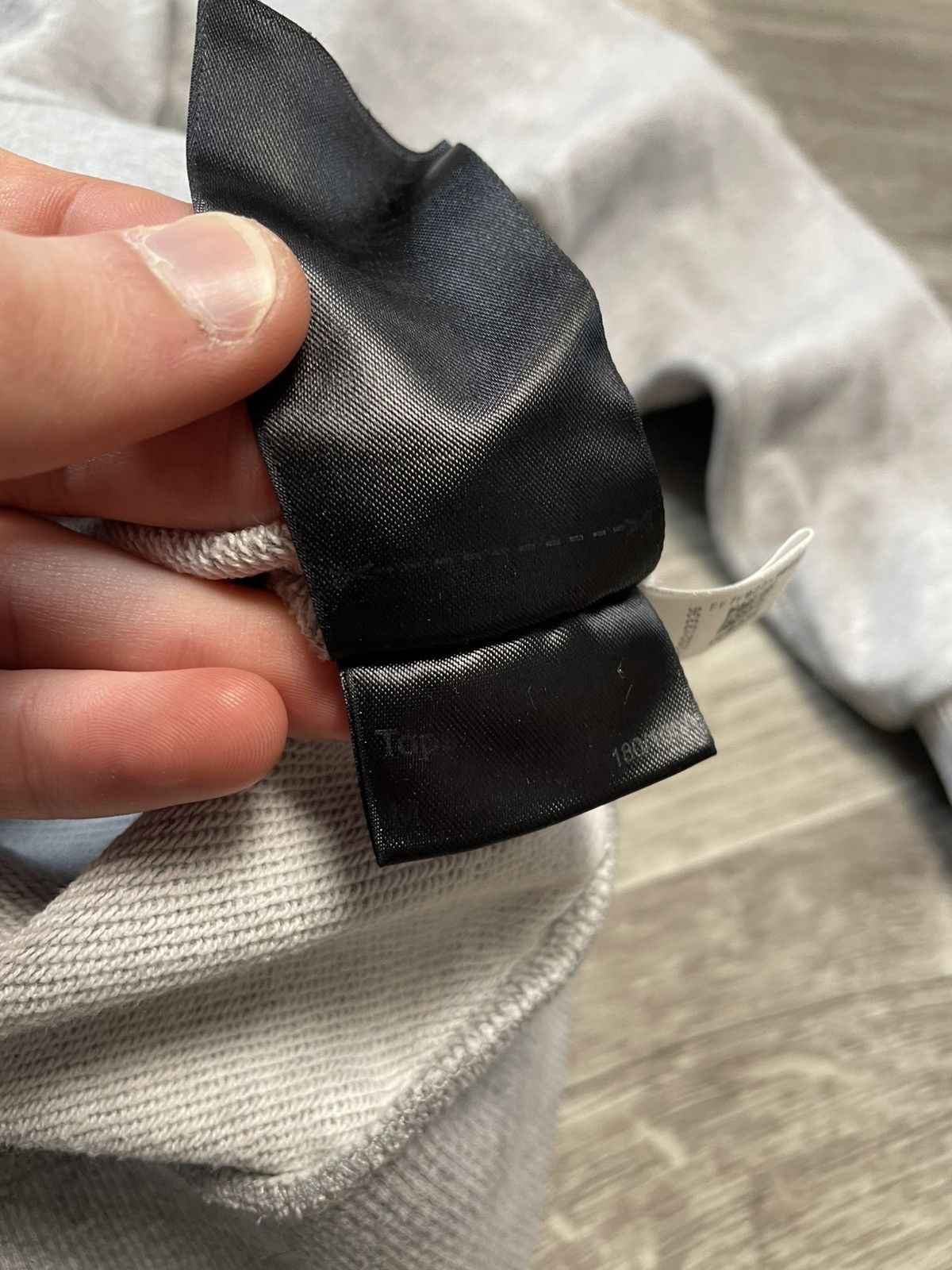 Yohji Yamamoto Yohji Yamamoto x Adidas Y-3 Big Logo Gray Sweatshirt Size US M / EU 48-50 / 2 - 15 Thumbnail