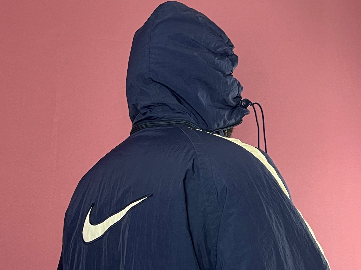 Nike 90s Nike Big Swoosh Vintage Men's Puffer Coat/Jacket - L Size US L / EU 52-54 / 3 - 6 Thumbnail