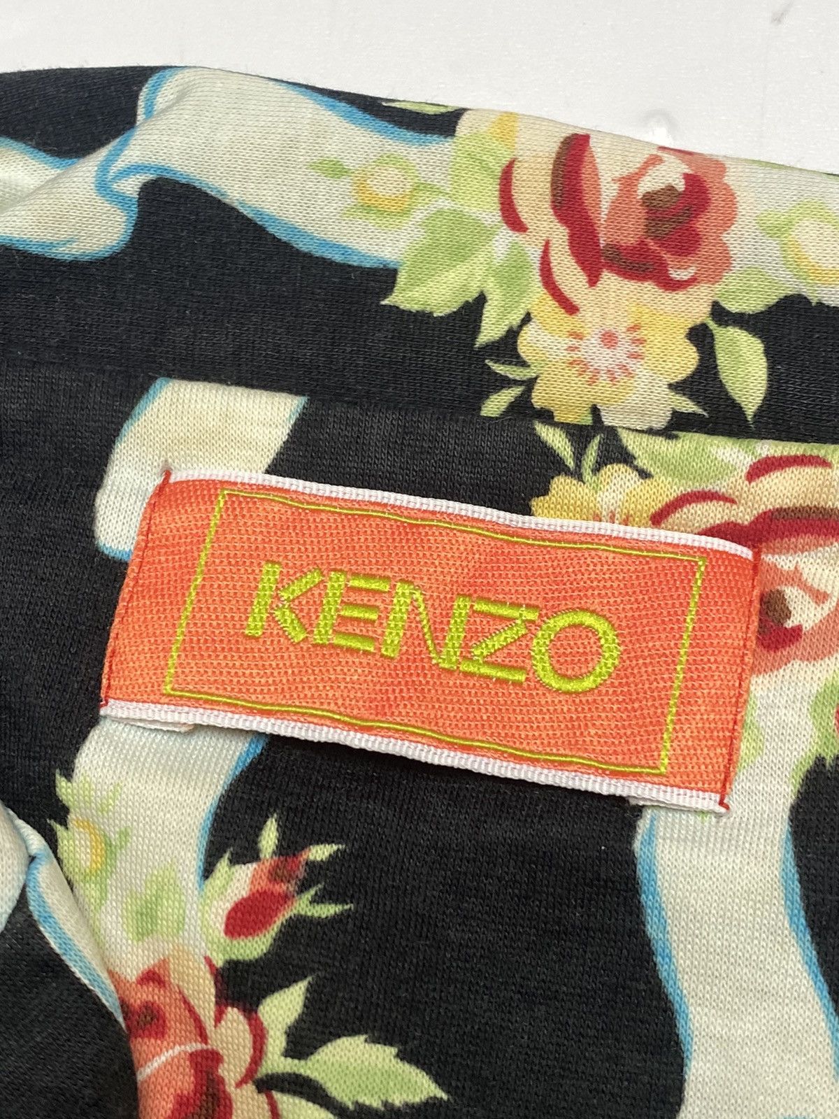 Japanese Brand × Kenzo 1980s Kenzo Homme - Iconic Floral Pajama Shirt Size US M / EU 48-50 / 2 - 9 Thumbnail