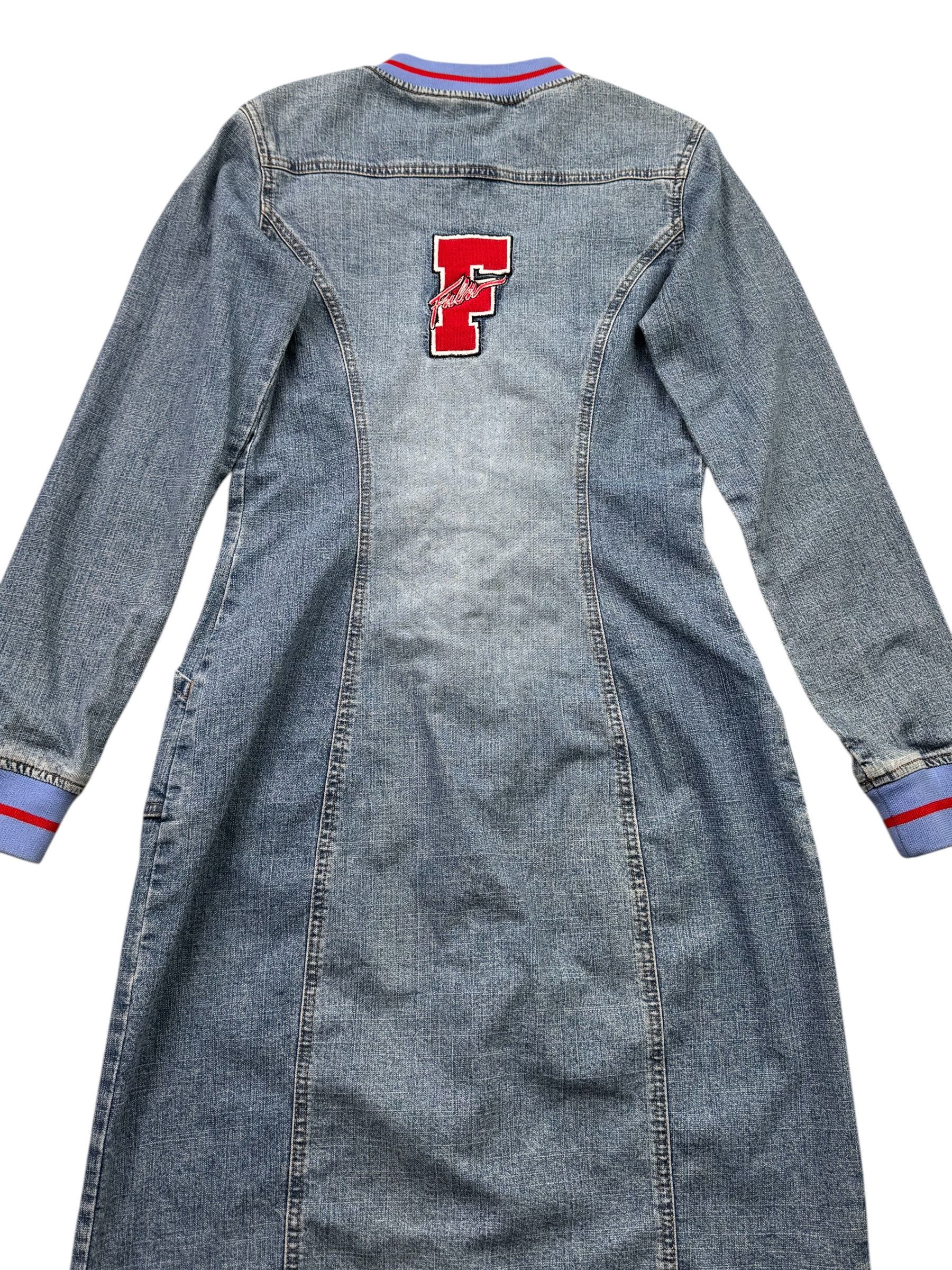 Fubu Fubu Vintage Denim Dress With Long Sleeve W218(V9) Size M / US 6-8 / IT 42-44 - 9 Thumbnail