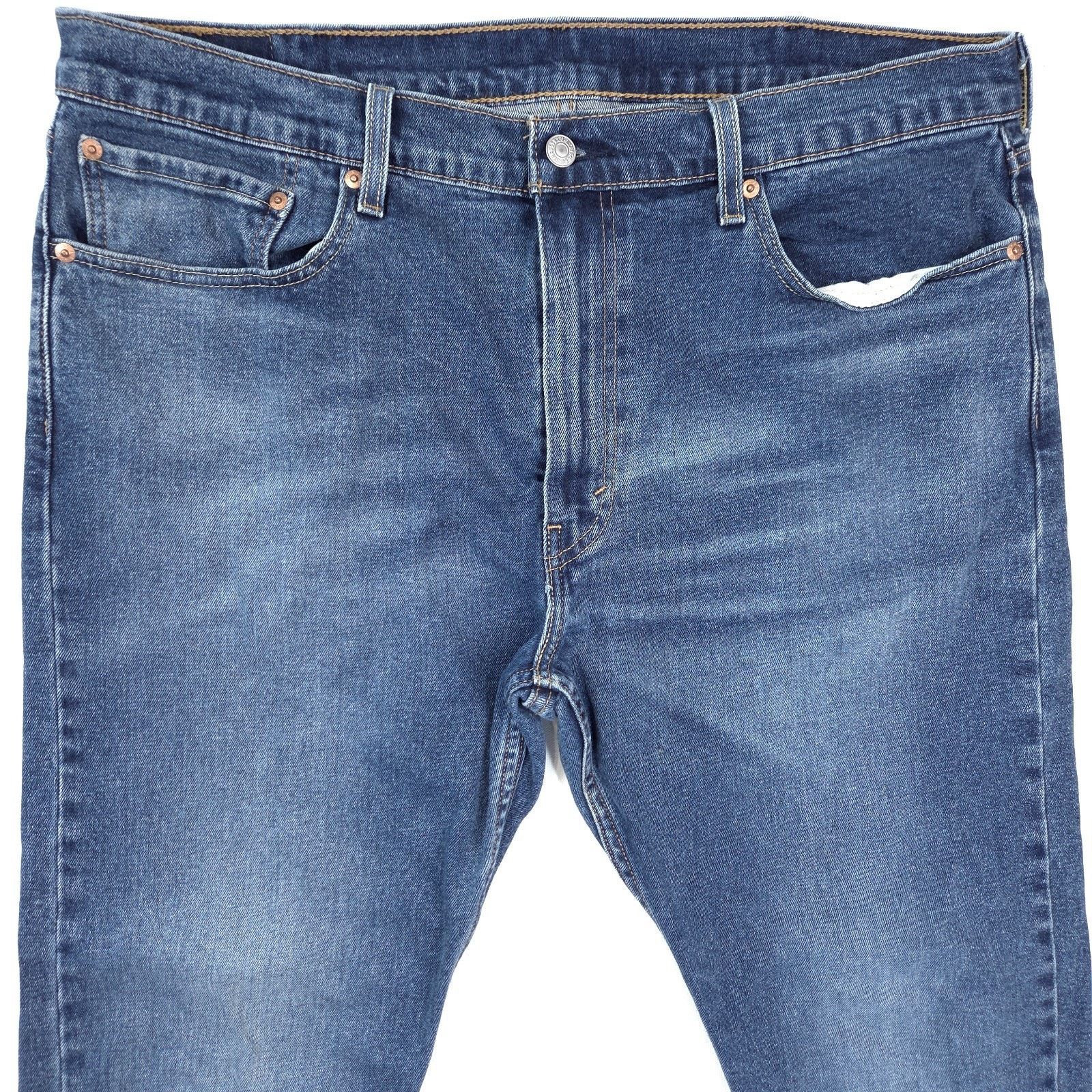 Levi's Levis 512 Jeans Mens 38x30 Blue Denim Slim Taper Fit Size US 38 / EU 54 - 2 Thumbnail