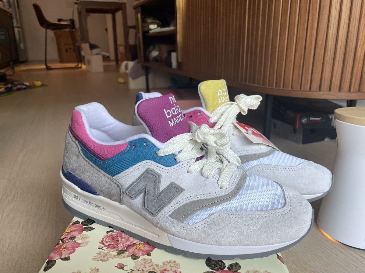 Aime Leon Dore × New Balance Aimé Leon Dore x New Balance 997 Mulberry Canary Mismatch Size US 10 / EU 43 - 2 Thumbnail