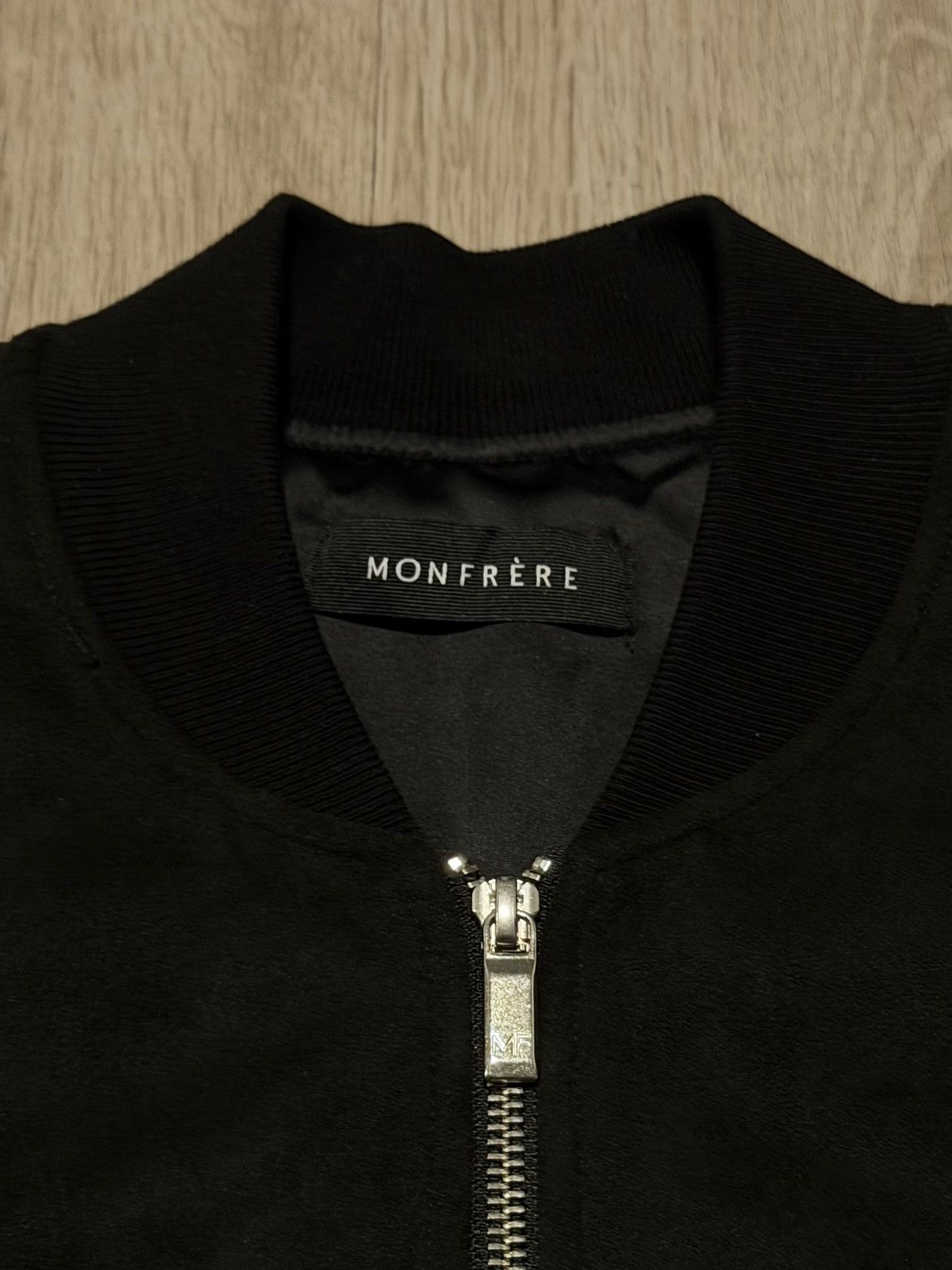 MONFRERE Black Monfrere maverick faux-suede bomber jacket Size US S / EU 44-46 / 1 - 3 Thumbnail