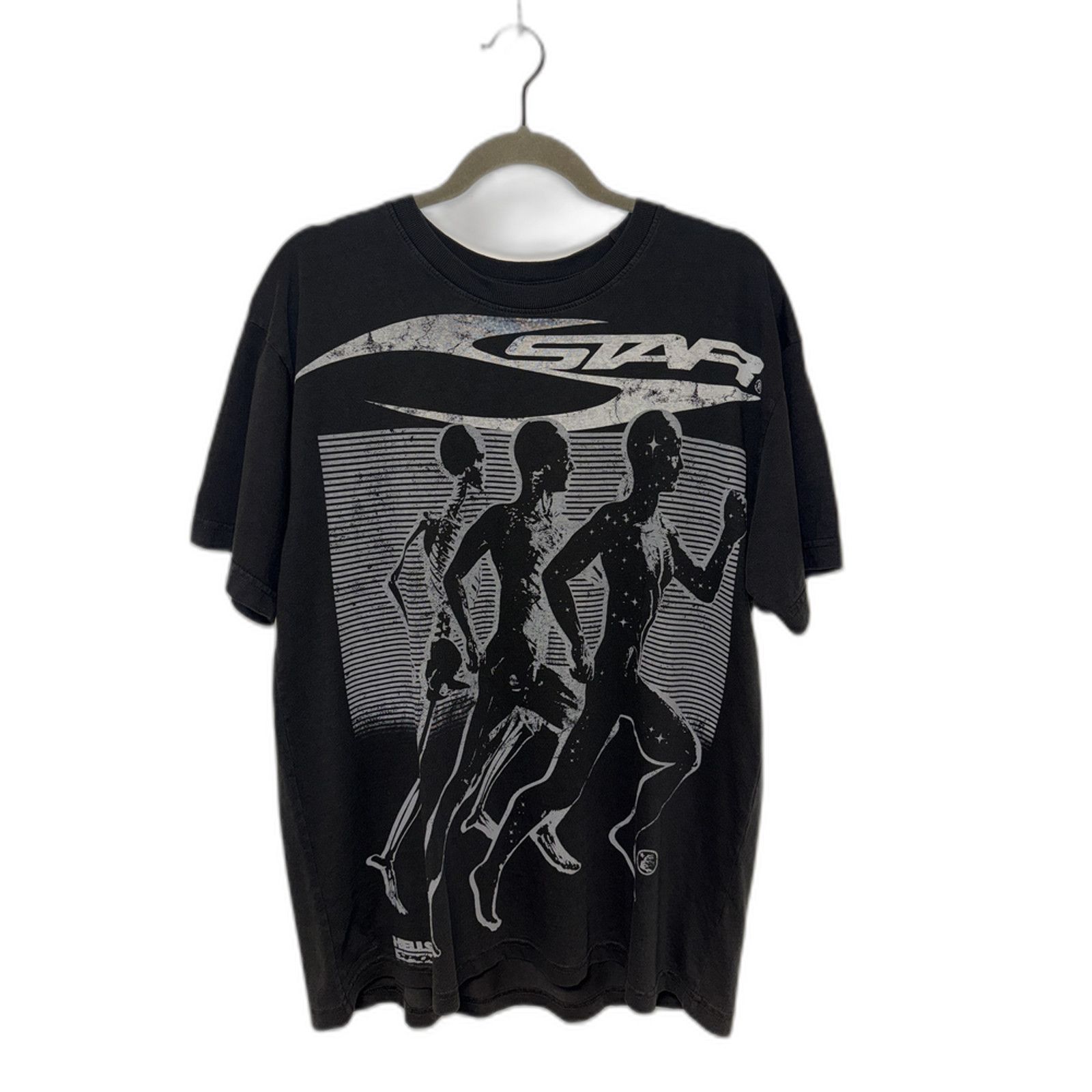 HELLSTAR Hellstar Tee Black Running Man Wings Size US M / EU 48-50 / 2 - 1 Thumbnail