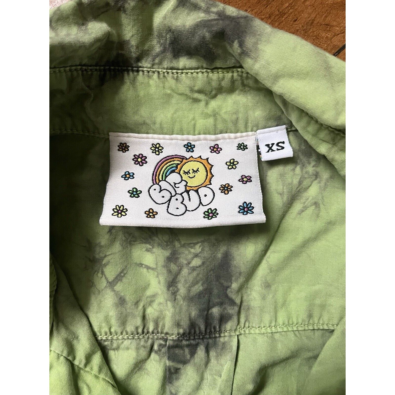 Big Bud Press ✨Big Bud Short Sleeve Tie Dyed Button Up Women’s XS Size XS / US 0-2 / IT 36-38 - 3 Thumbnail