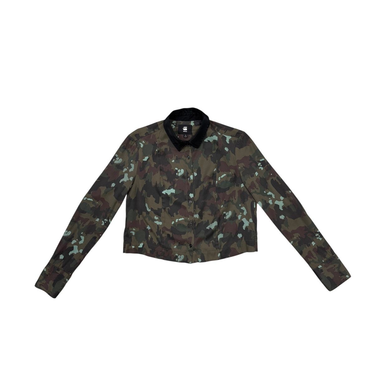 G-Star G-Star RAW Vodan CRP Women Camo Long Sleeve Button Shirt Size S / US 4 / IT 40 - 1 Thumbnail