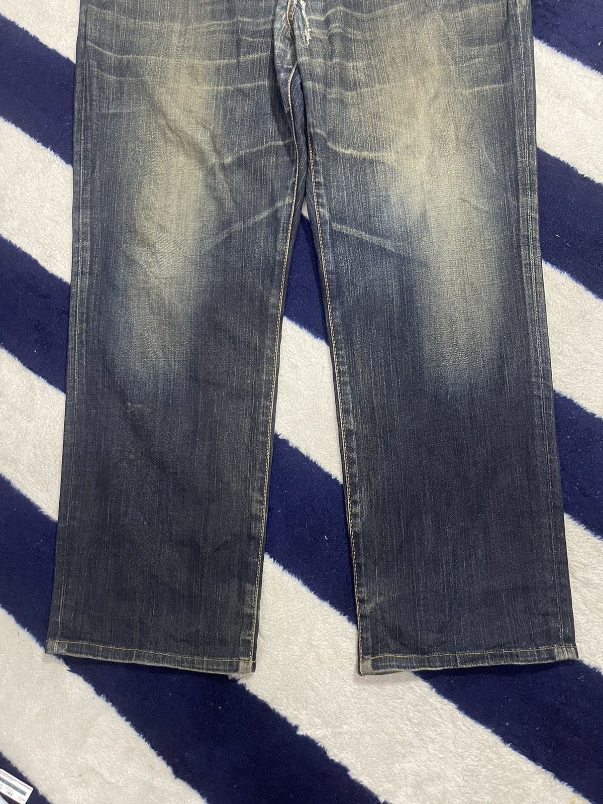 Edwin × Japanese Brand Edwin Distressed Jeans (14) Size US 38 / EU 54 - 16 Thumbnail