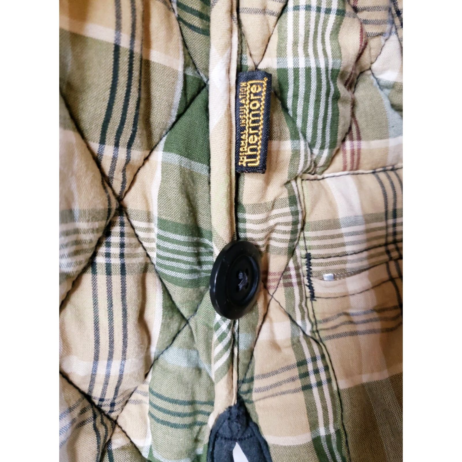 Vintage VINTAGE L.L.Bean Women's M Petite Black Quilted Thermore Button Up Classic Jacket 0BDA1 Size M / US 6-8 / IT 42-44 - 7 Thumbnail