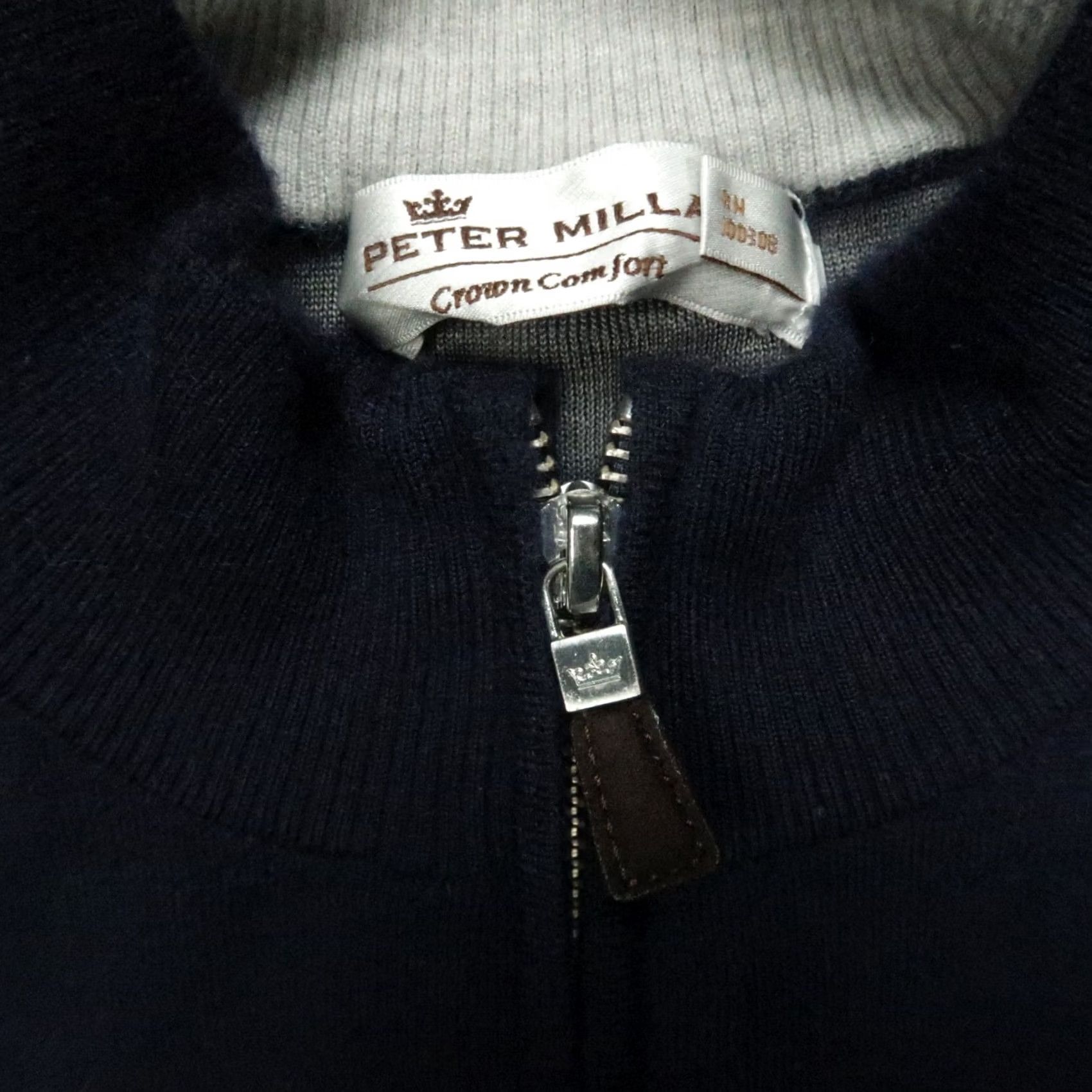 Peter Millar VINTAGE? No. Peter Millar Sweater Men Medium Blue Cashmere Quarter Zip Pullover Jumper Size US M / EU 48-50 / 2 - 3 Thumbnail