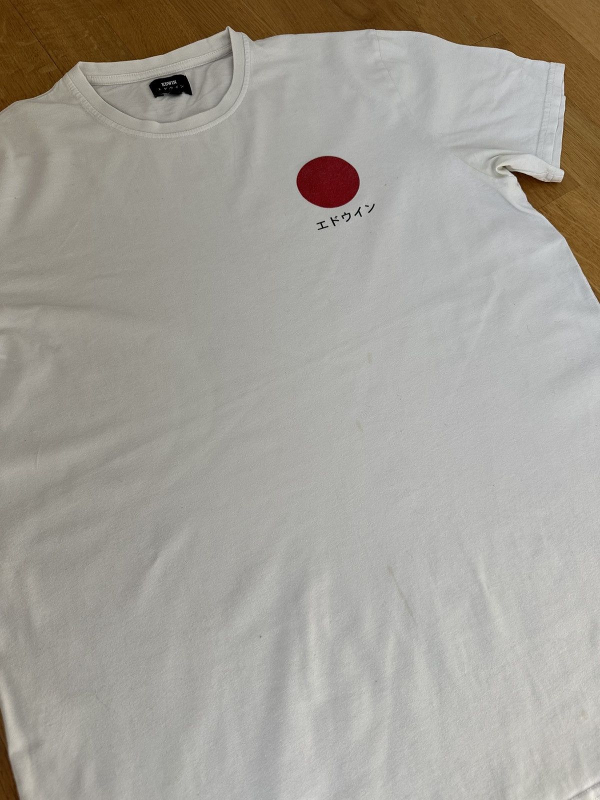 Edwin Men’s Edwin Japanese Sun Set T-shirt M Size White Size US M / EU 48-50 / 2 - 7 Thumbnail