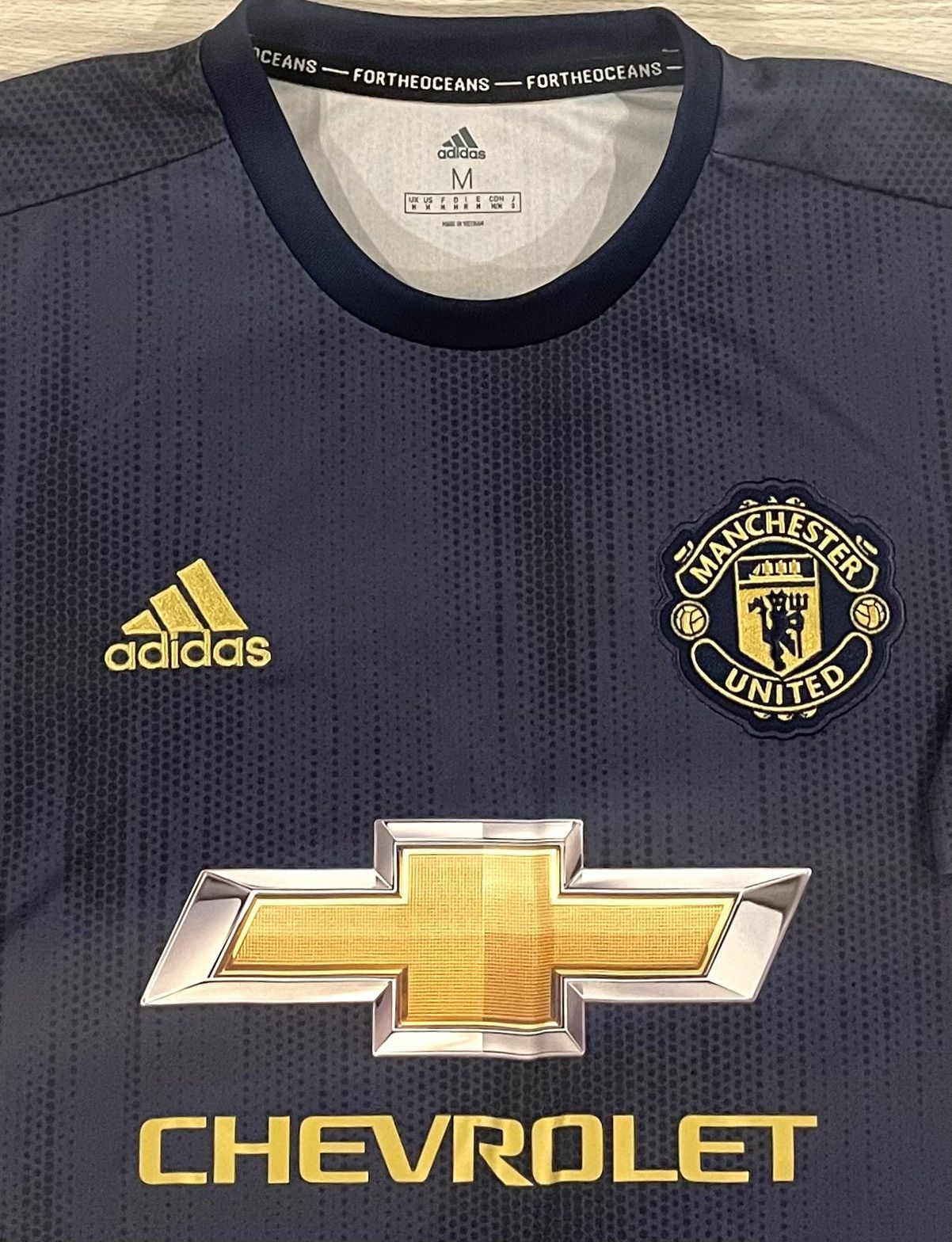 Adidas Adidas 2018/19 Manchester United Soccer Jersey Men’s Medium Size US M / EU 48-50 / 2 - 2 Thumbnail