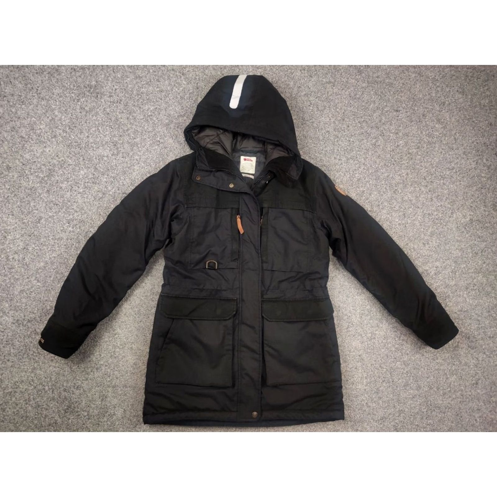 Vintage VINTAGE Fjällräven Polar Guide Black Canvas G 1000 Hydratic Womens Padded Parka Jacket Size S / US 4 / IT 40 - 3 Thumbnail