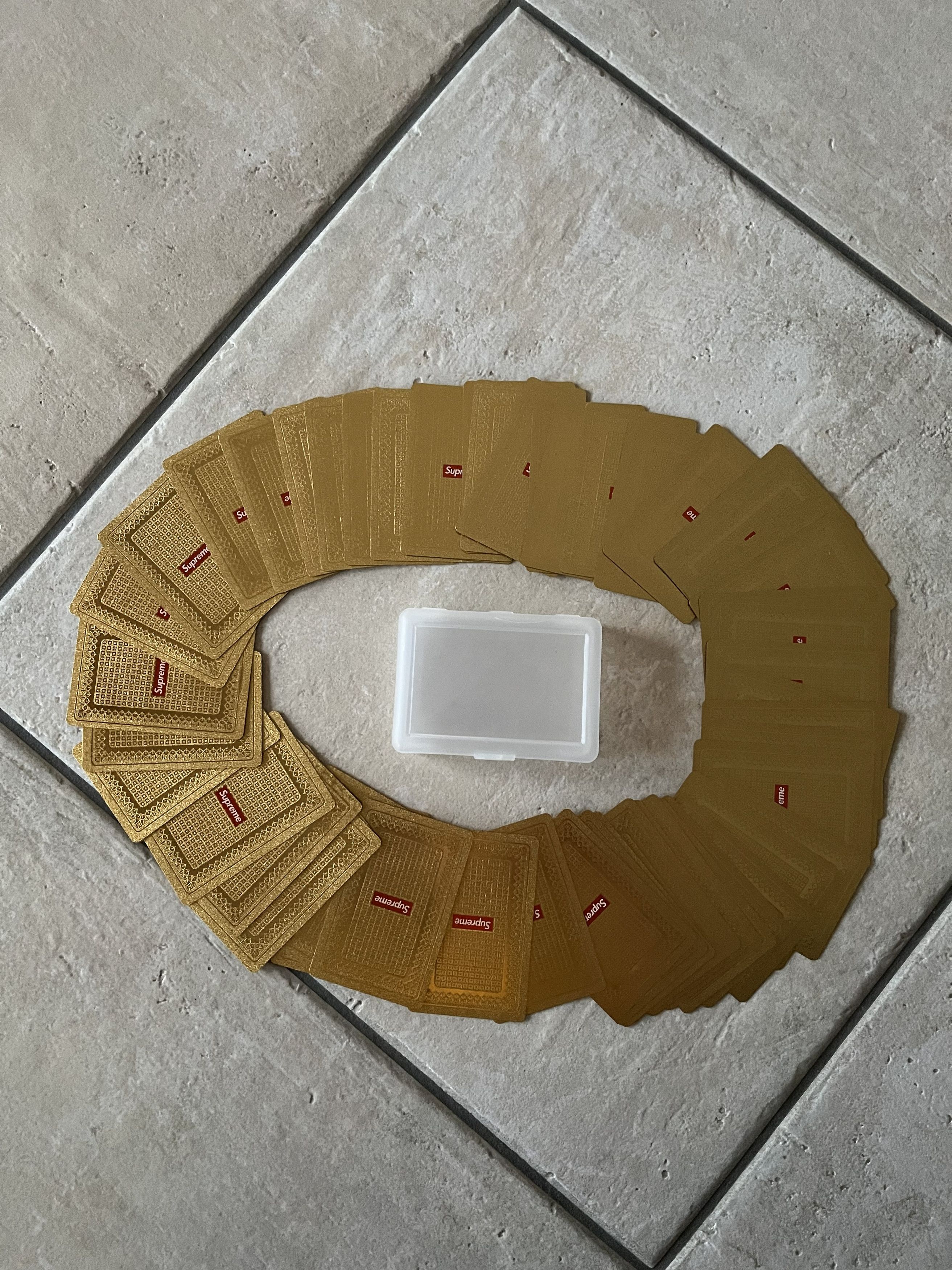 Supreme FW13 Supreme Gold Foil Deckcards Size ONE SIZE - 7 Thumbnail