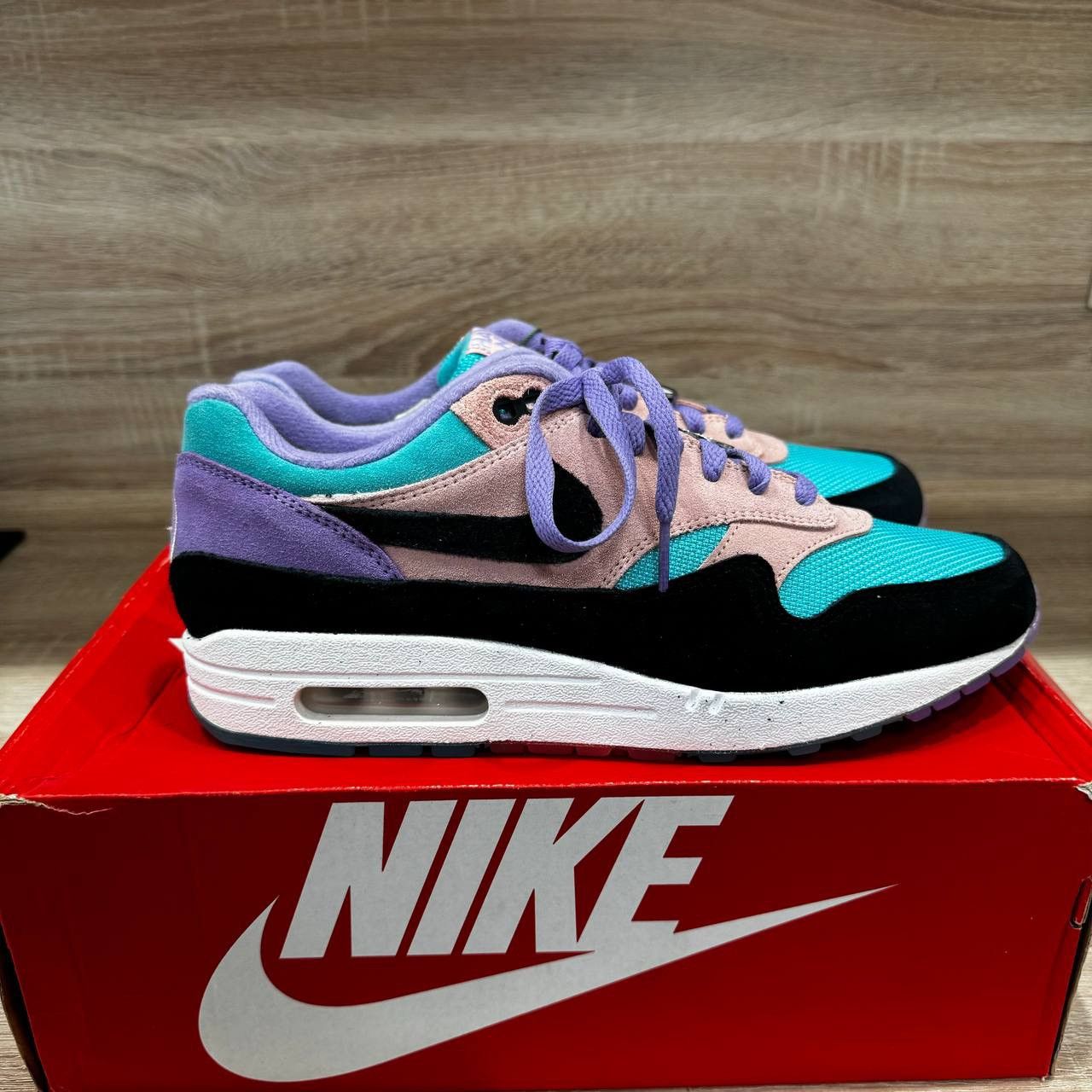 Nike × atmos NikeLab Air Max 1 PRM Parra Atmos Tn Patta Size US 9 / EU 42 - 4 Thumbnail