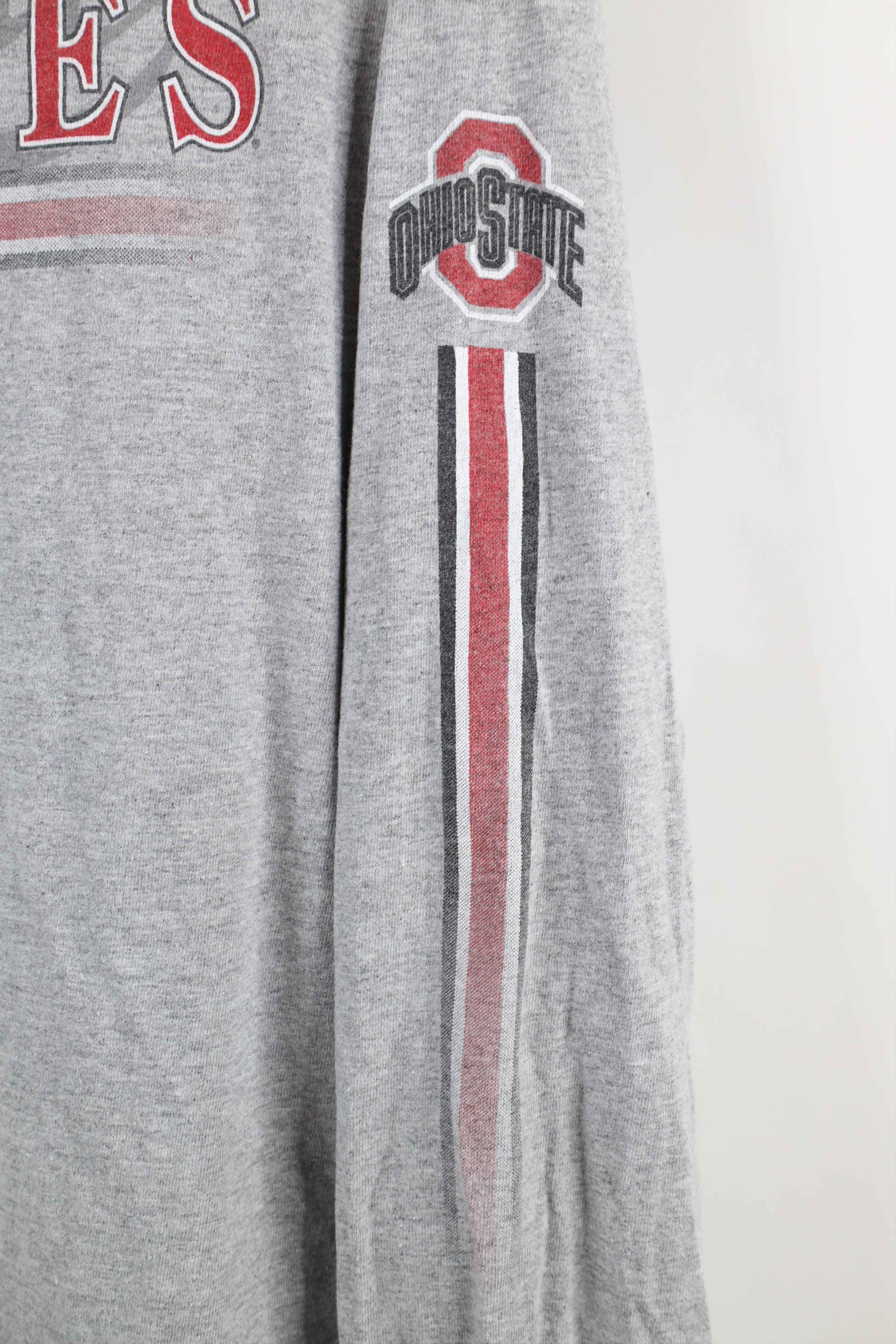 Vintage Vintage 90s Script Ohio State University Long Sleeve T-Shirt Size US M / EU 48-50 / 2 - 4 Thumbnail