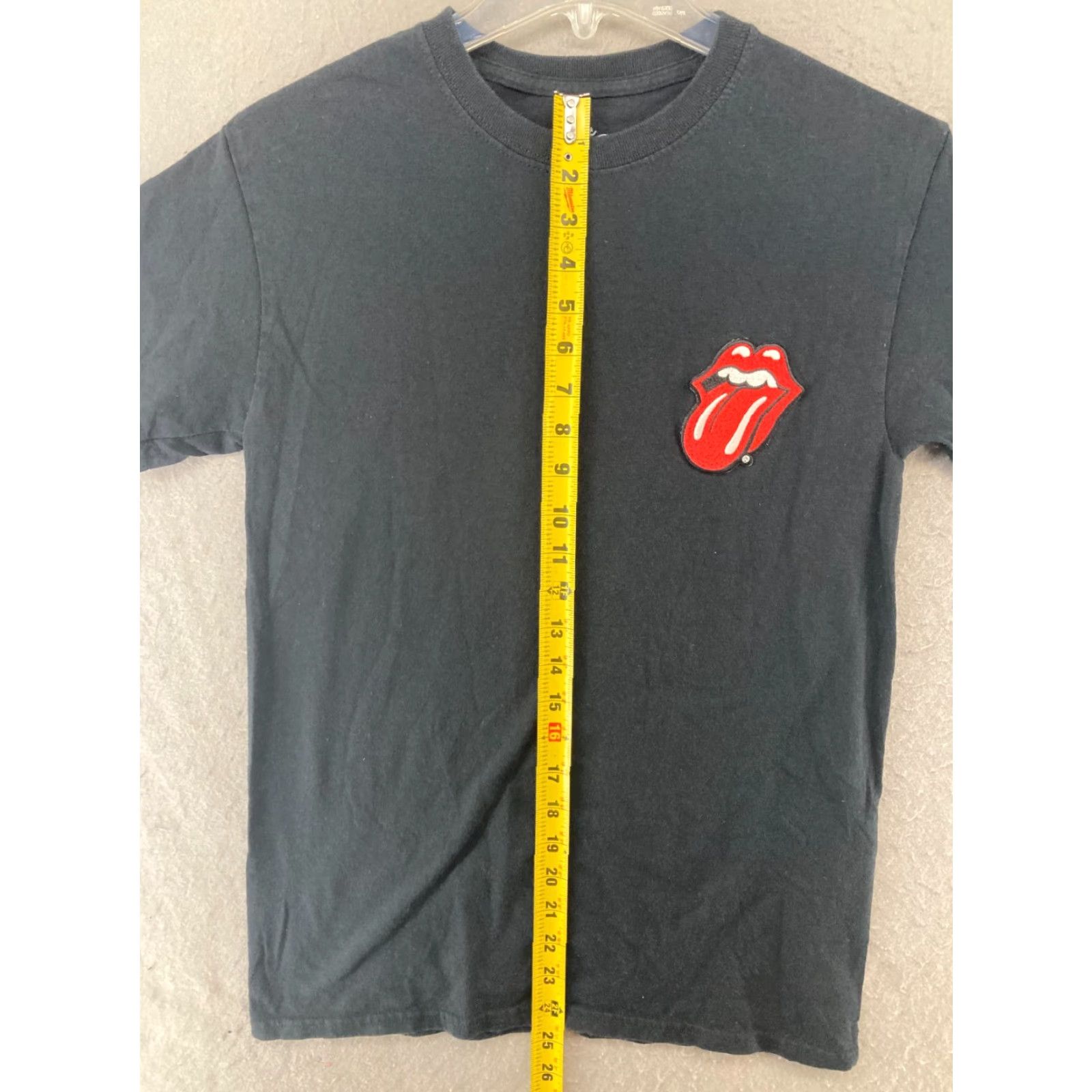 Vintage The Rolling Stones TShirt Small Black Embroidered Mens Rock Band Tee Size US S / EU 44-46 / 1 - 3 Thumbnail